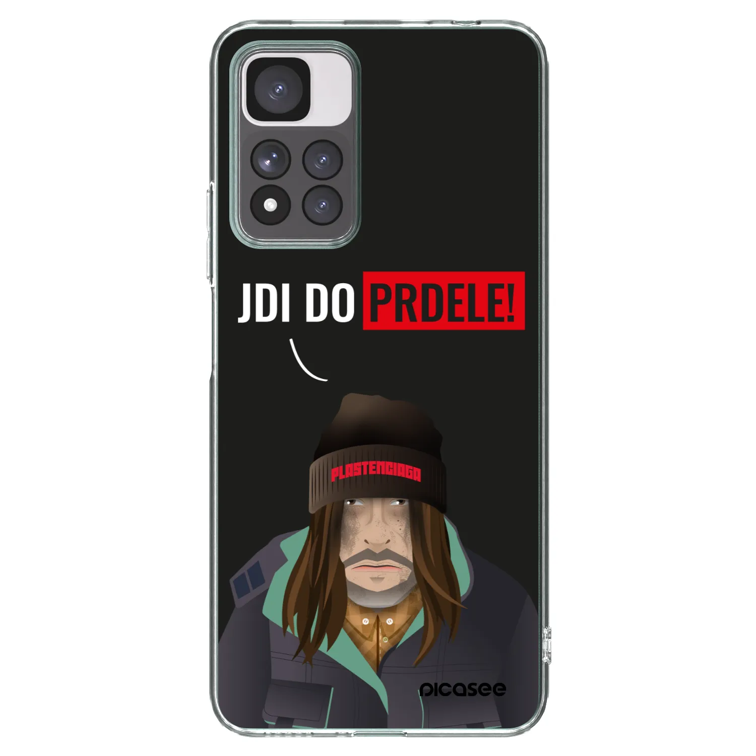 Picasee silikonski prozorni ovitek za Xiaomi Redmi Note 11 Pro+ 5G - Bezďák