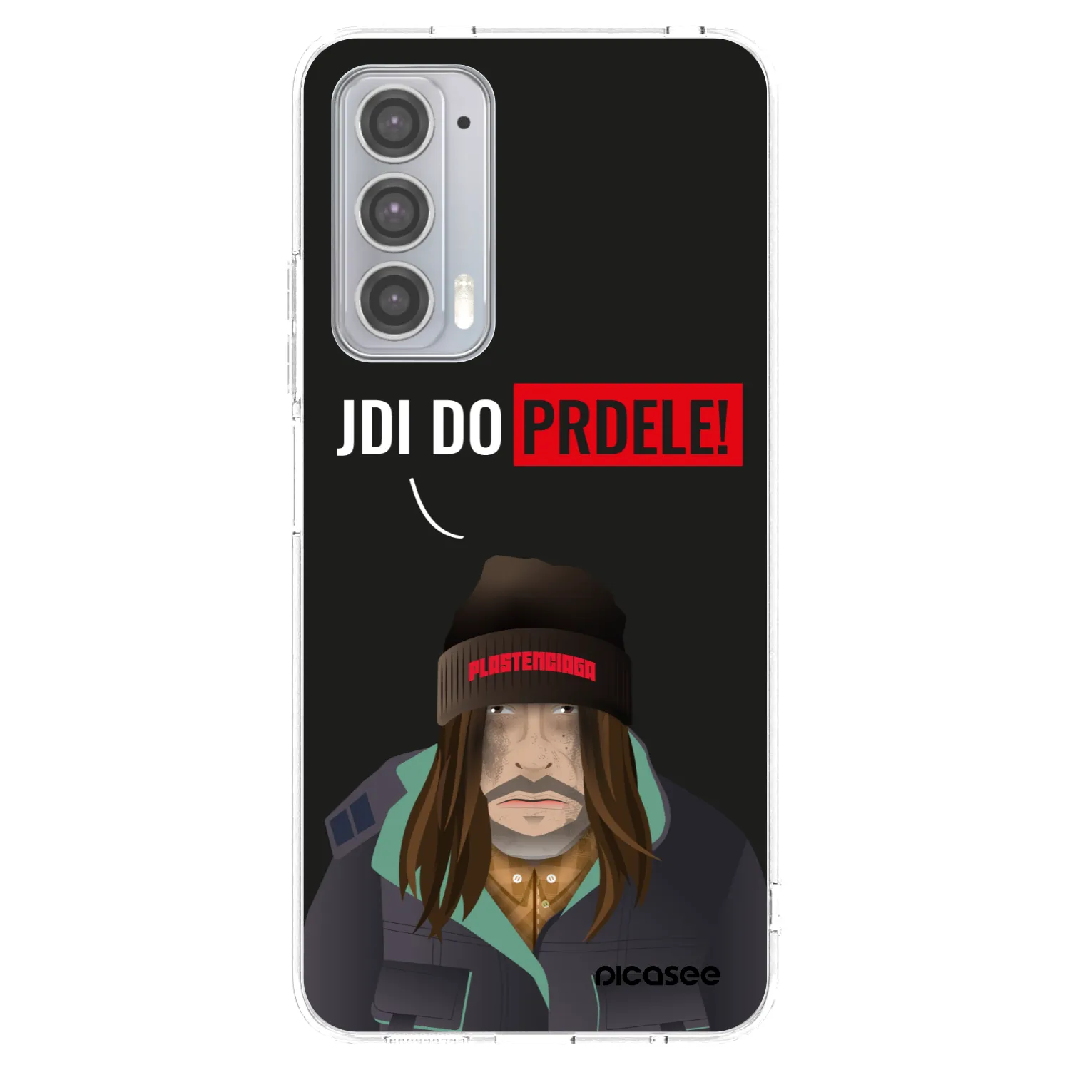 Picasee silikonski prozorni ovitek za Motorola Edge 20 - Bezďák