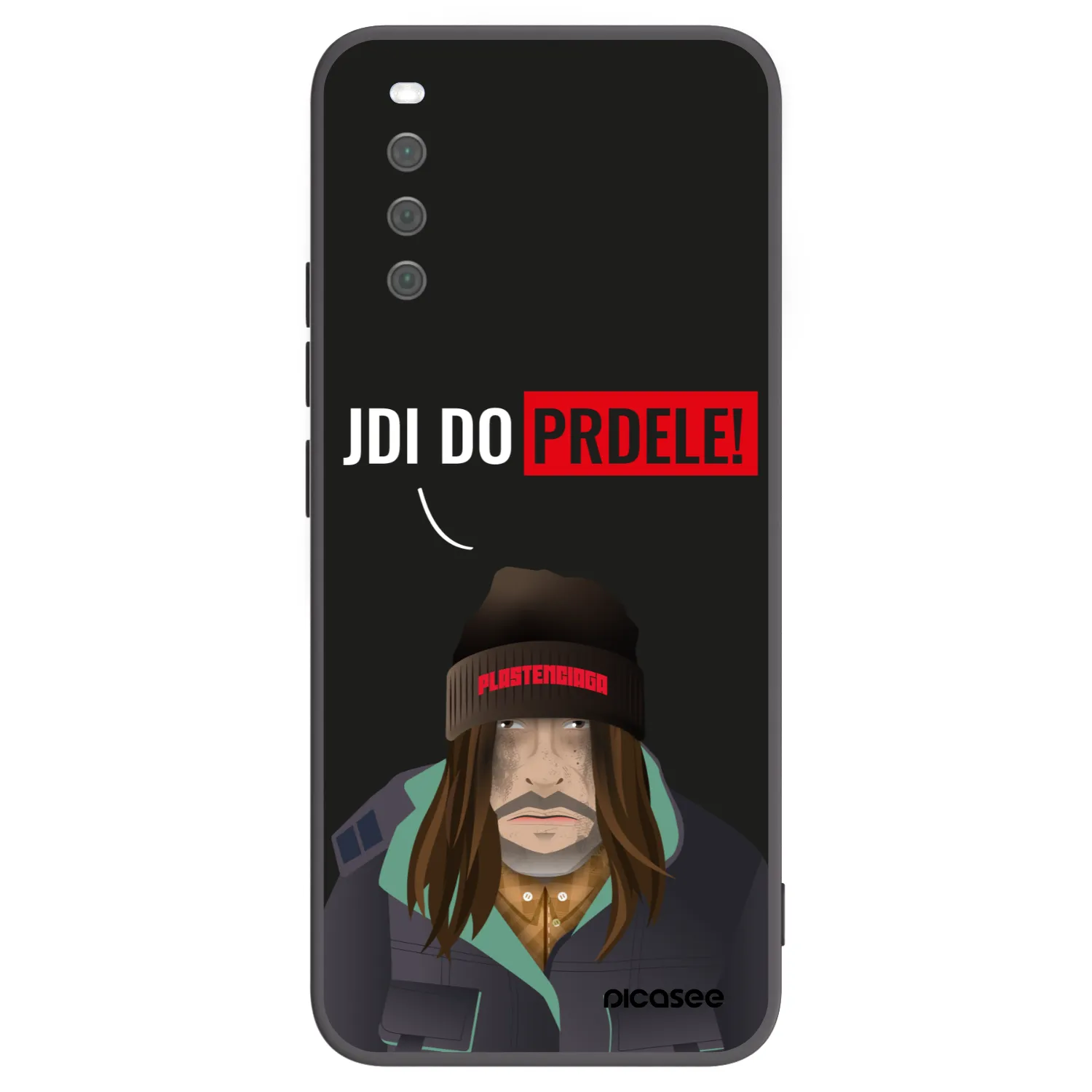 Picasee silikonski črni ovitek za Sony Xperia 10 III - Bezďák