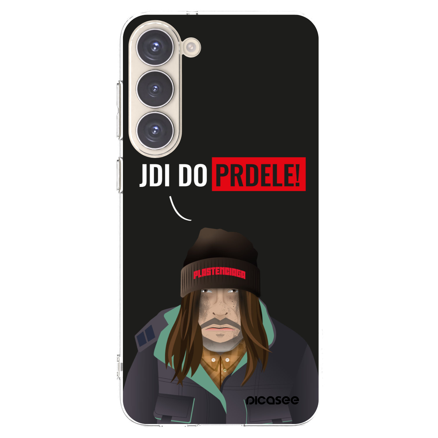 Picasee silikonski prozorni ovitek za Samsung Galaxy S23+ 5G - Bezďák