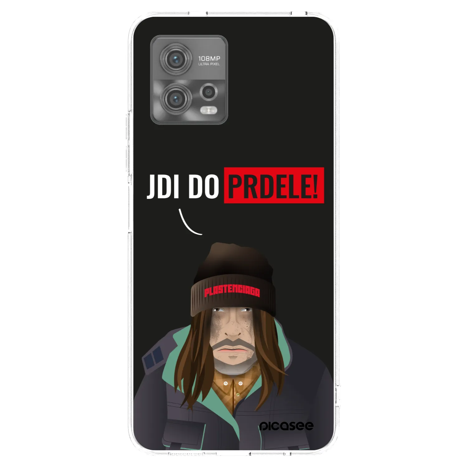 Picasee silikonski prozorni ovitek za Motorola Moto G72 - Bezďák