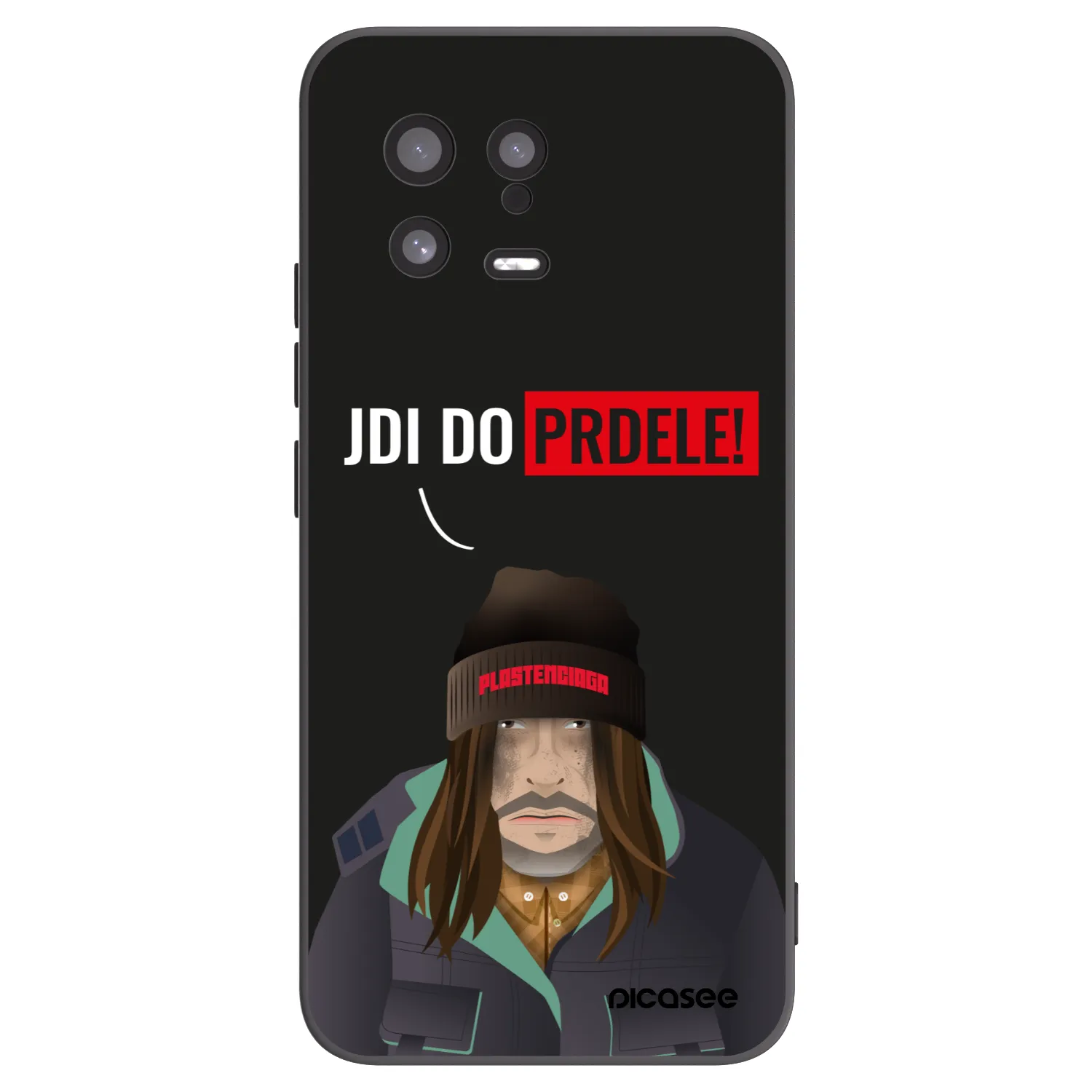 Picasee silikonski črni ovitek za Xiaomi 13 - Bezďák