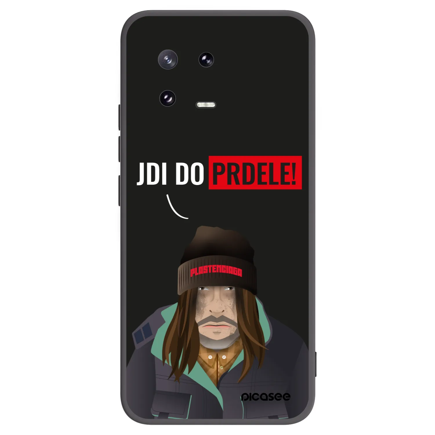 Picasee silikonski črni ovitek za Xiaomi 13 Pro - Bezďák
