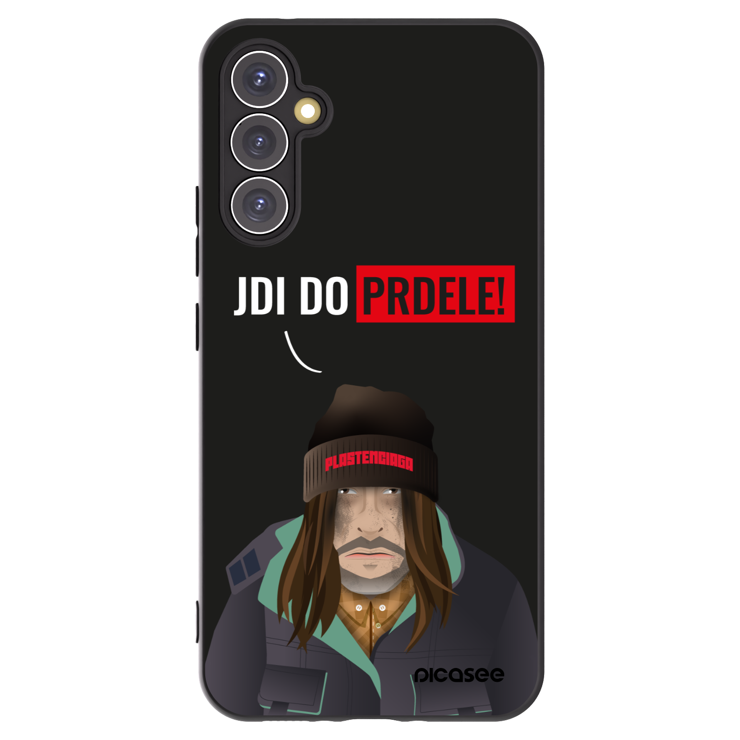 Picasee silikonski črni ovitek za Samsung Galaxy A34 5G A346B - Bezďák