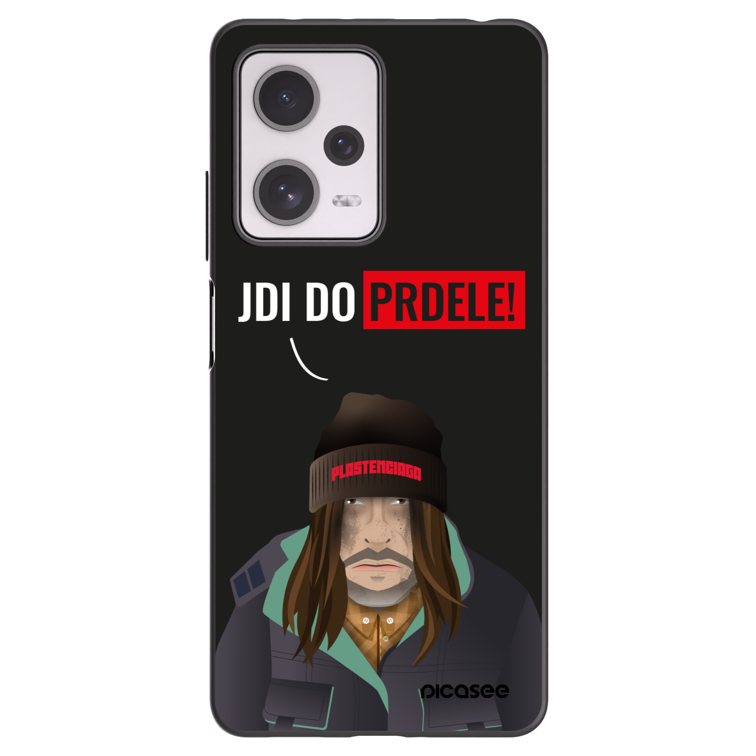 Picasee silikonski črni ovitek za Xiaomi Redmi Note 12 Pro+ 5G - Bezďák