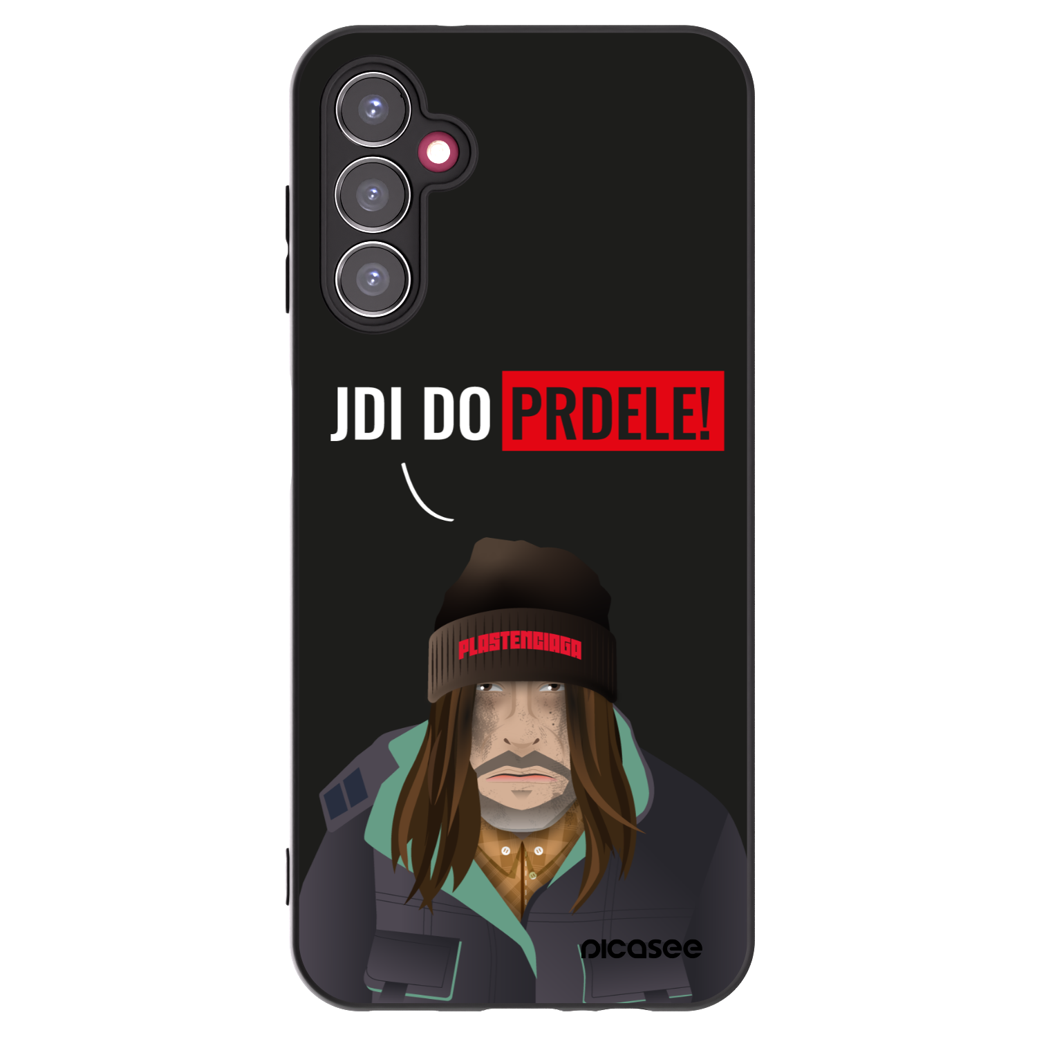 Picasee silikonski črni ovitek za Samsung Galaxy A14 5G A146P - Bezďák