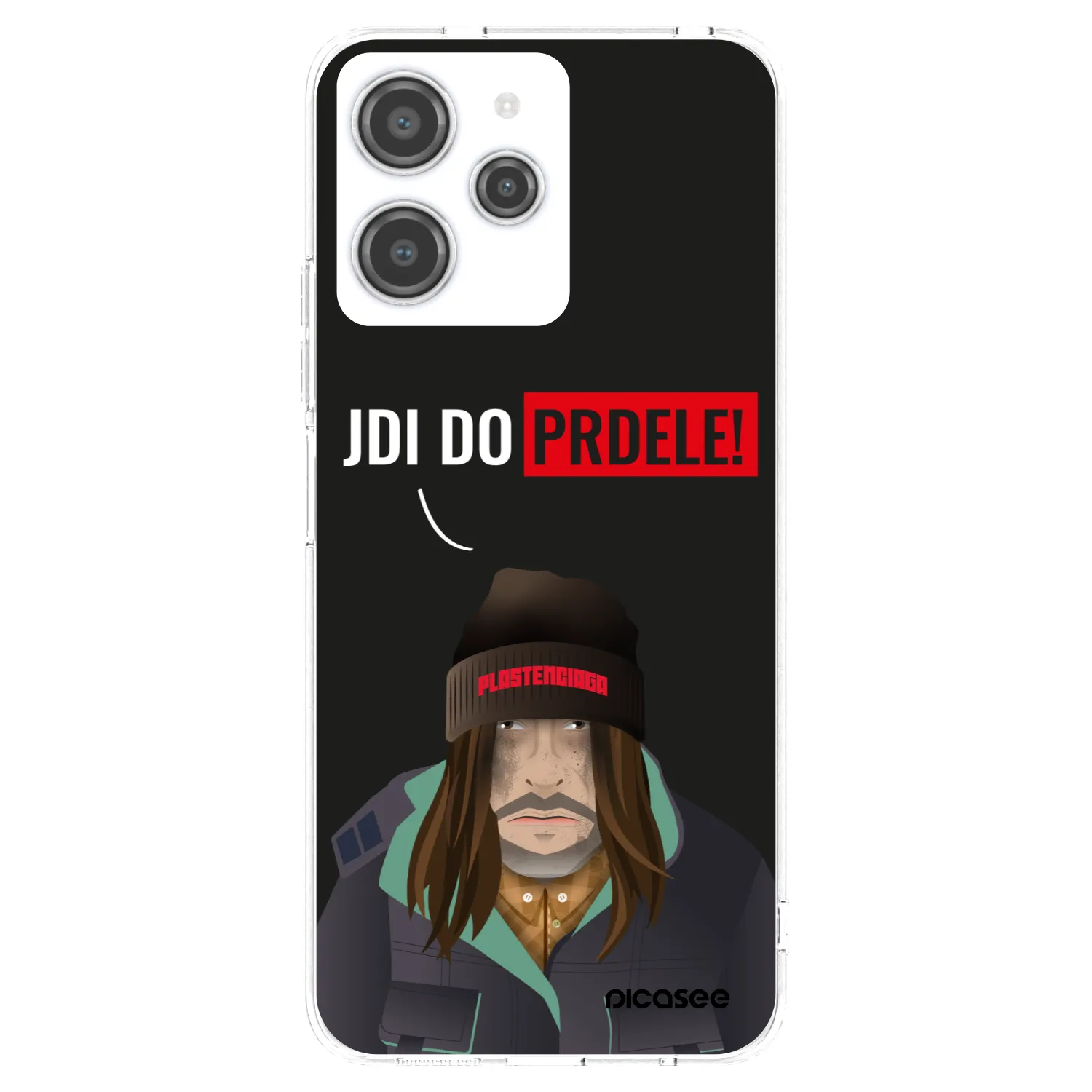 Picasee silikonski prozorni ovitek za Xiaomi Redmi 12 4G - Bezďák