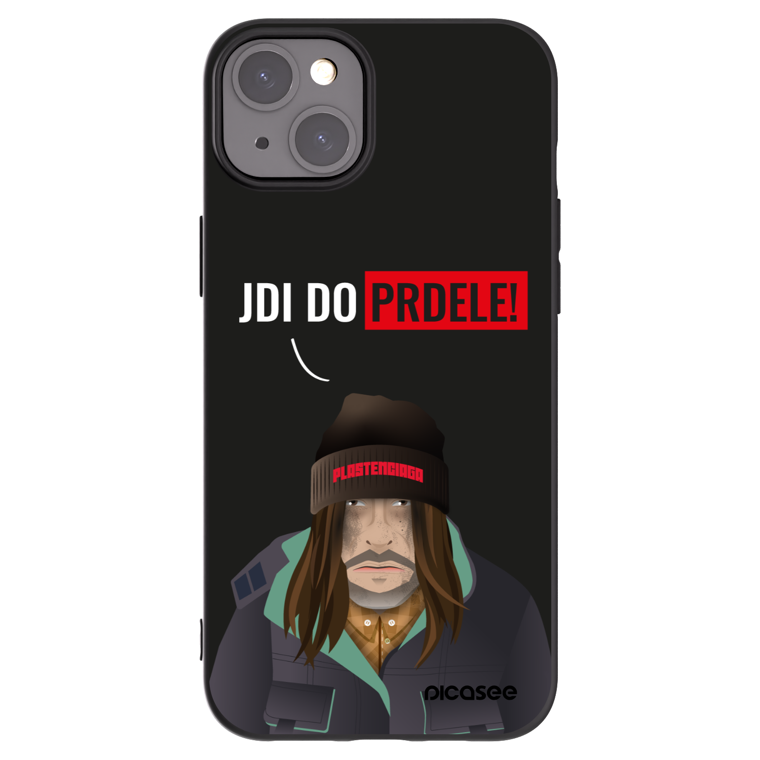 Picasee silikonski črni ovitek za Apple iPhone 15 Plus - Bezďák