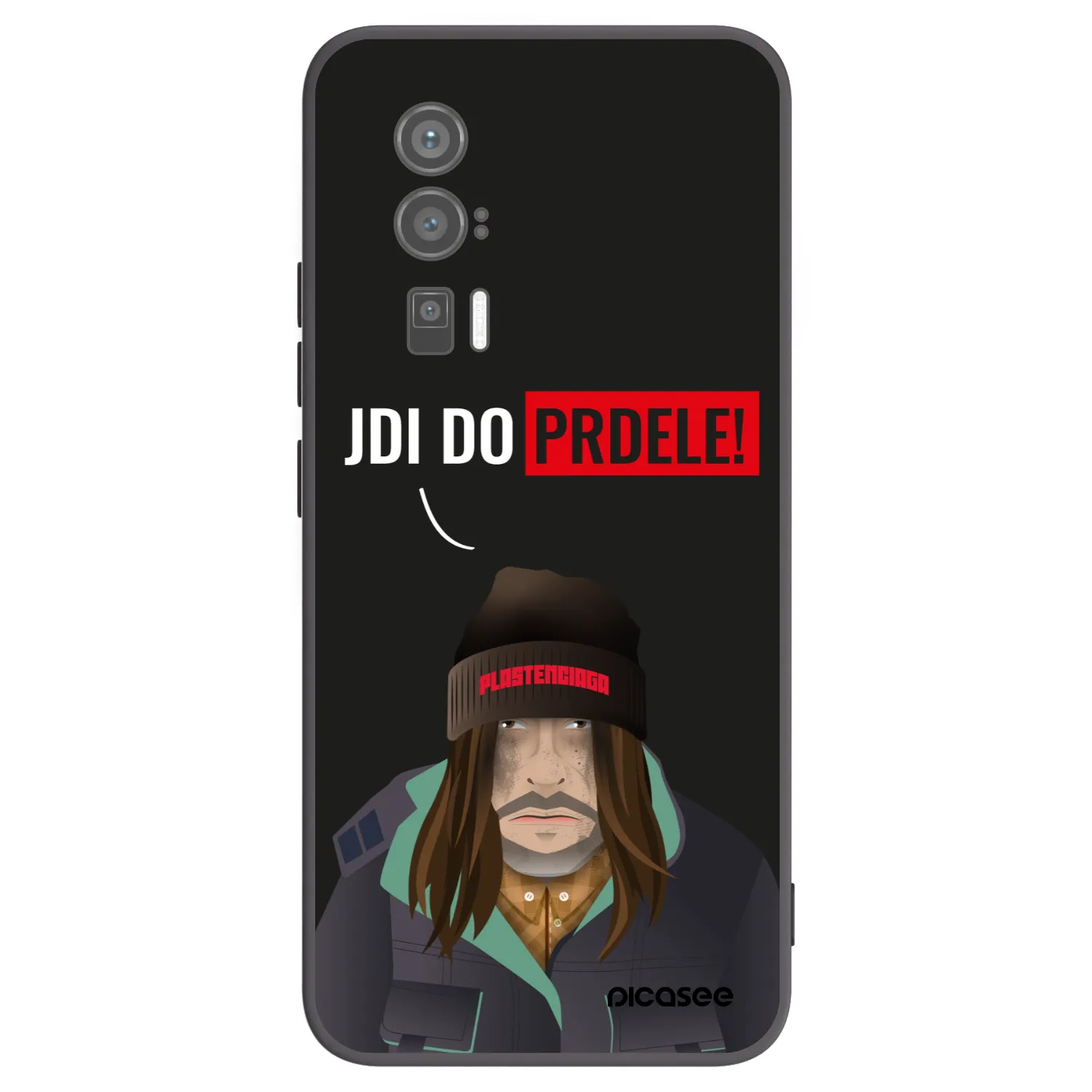 Picasee silikonski črni ovitek za Xiaomi Poco F5 Pro 5G - Bezďák