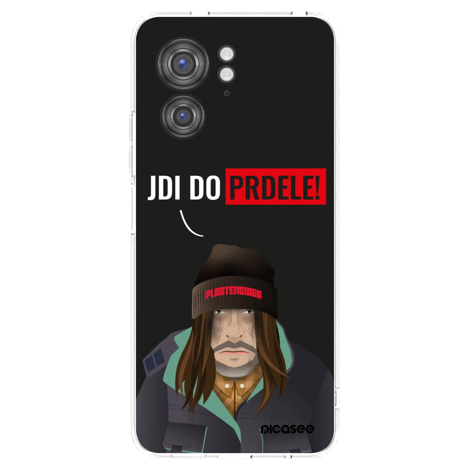 Picasee silikonski prozorni ovitek za Motorola Edge 40 - Bezďák