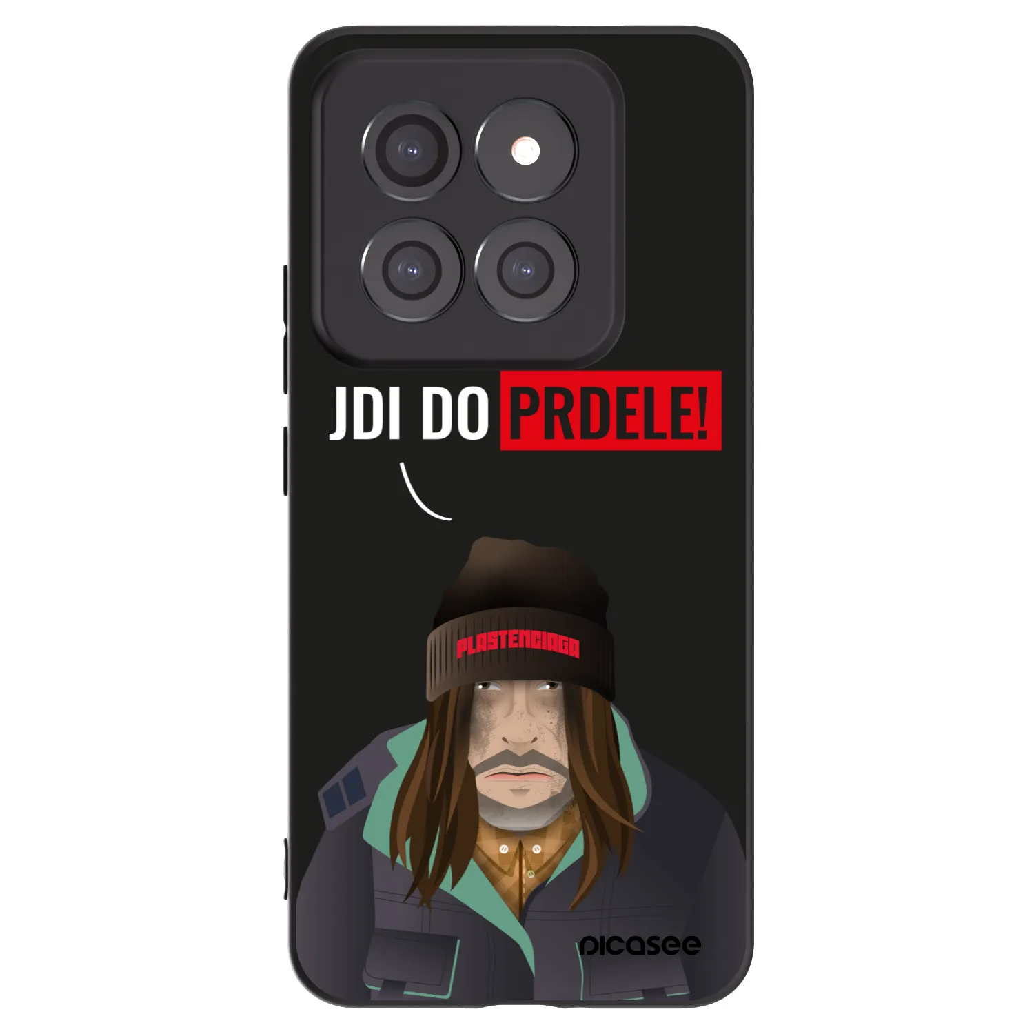 Picasee silikonski črni ovitek za Xiaomi 14 Pro - Bezďák