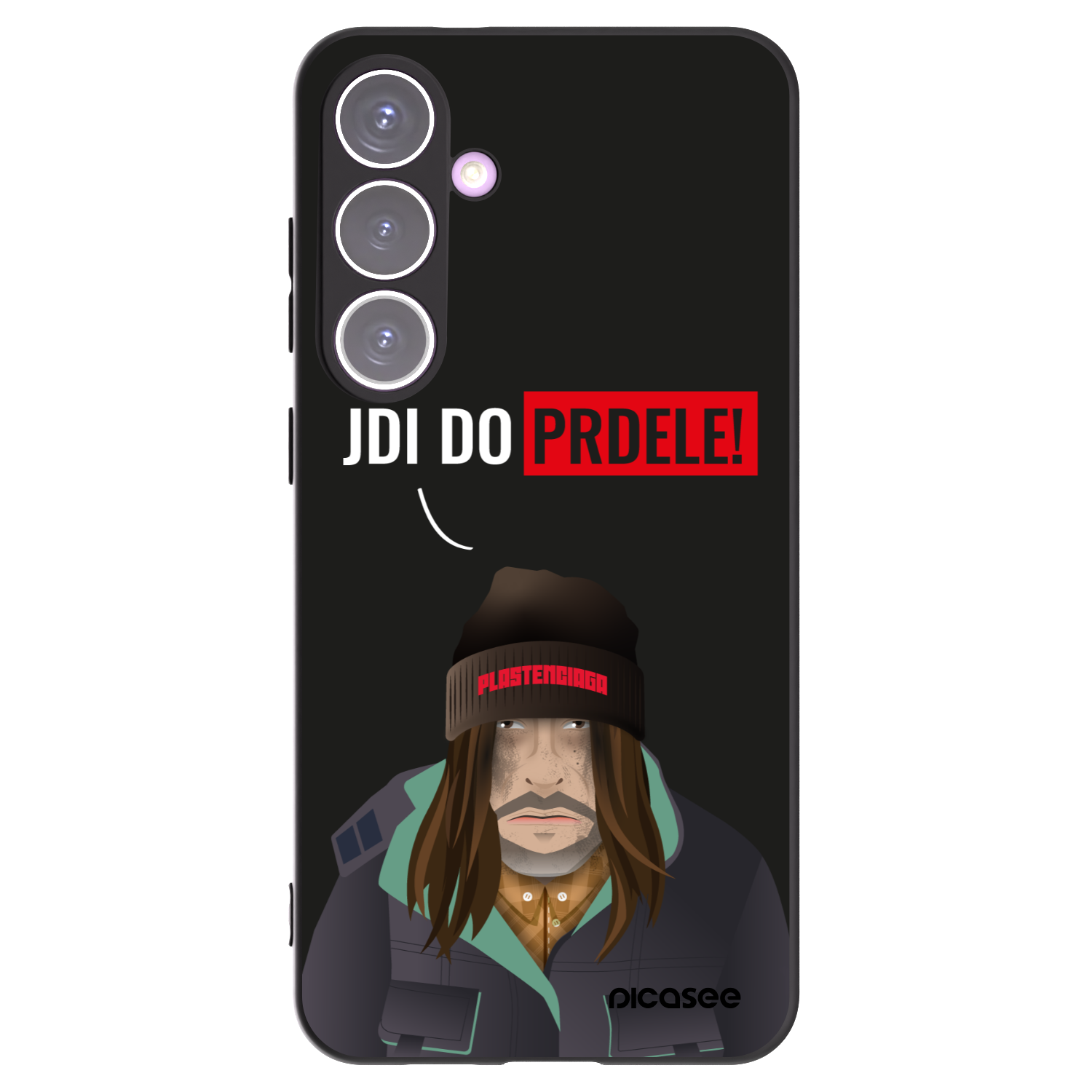 Picasee silikonski črni ovitek za Samsung Galaxy S24+ S926B 5G - Bezďák