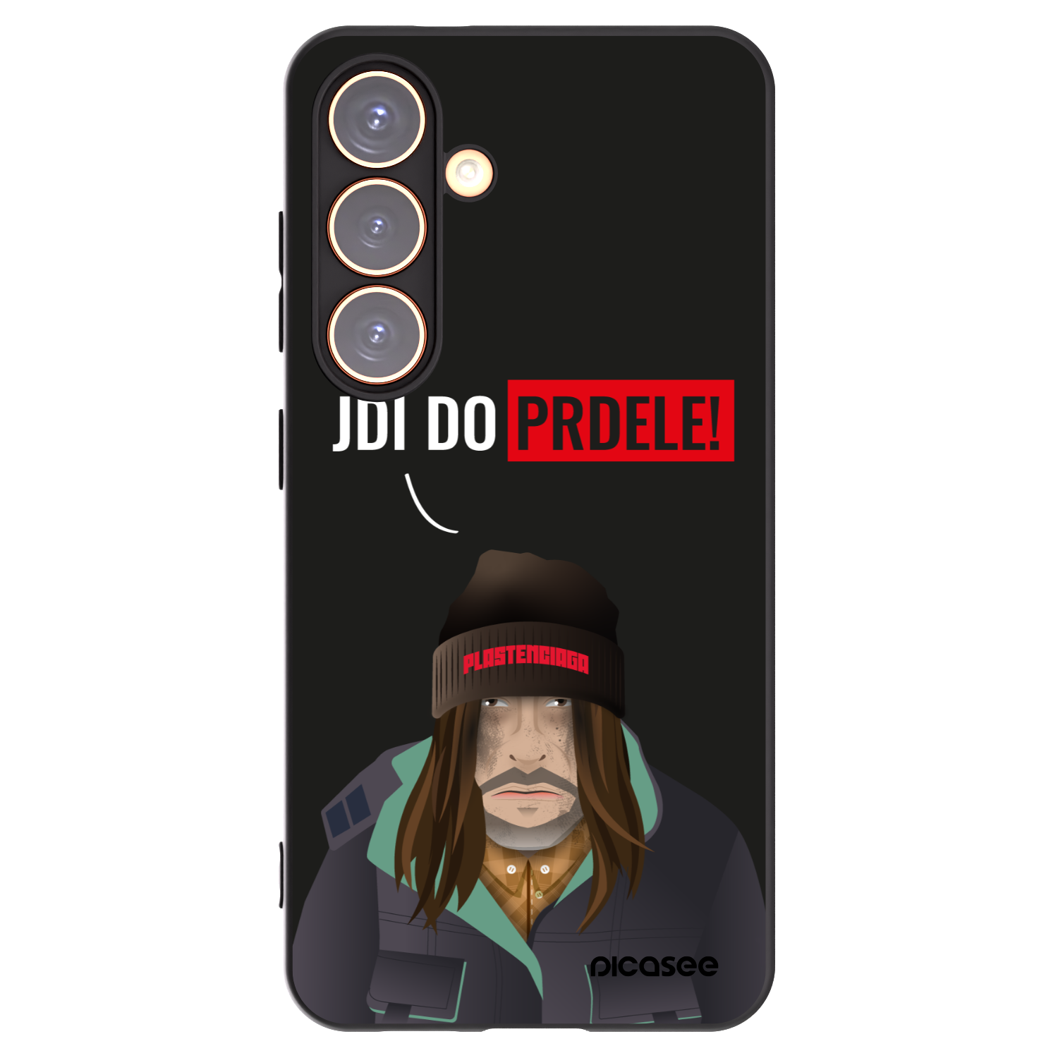 Picasee silikonski črni ovitek za Samsung Galaxy S24 S921B 5G - Bezďák