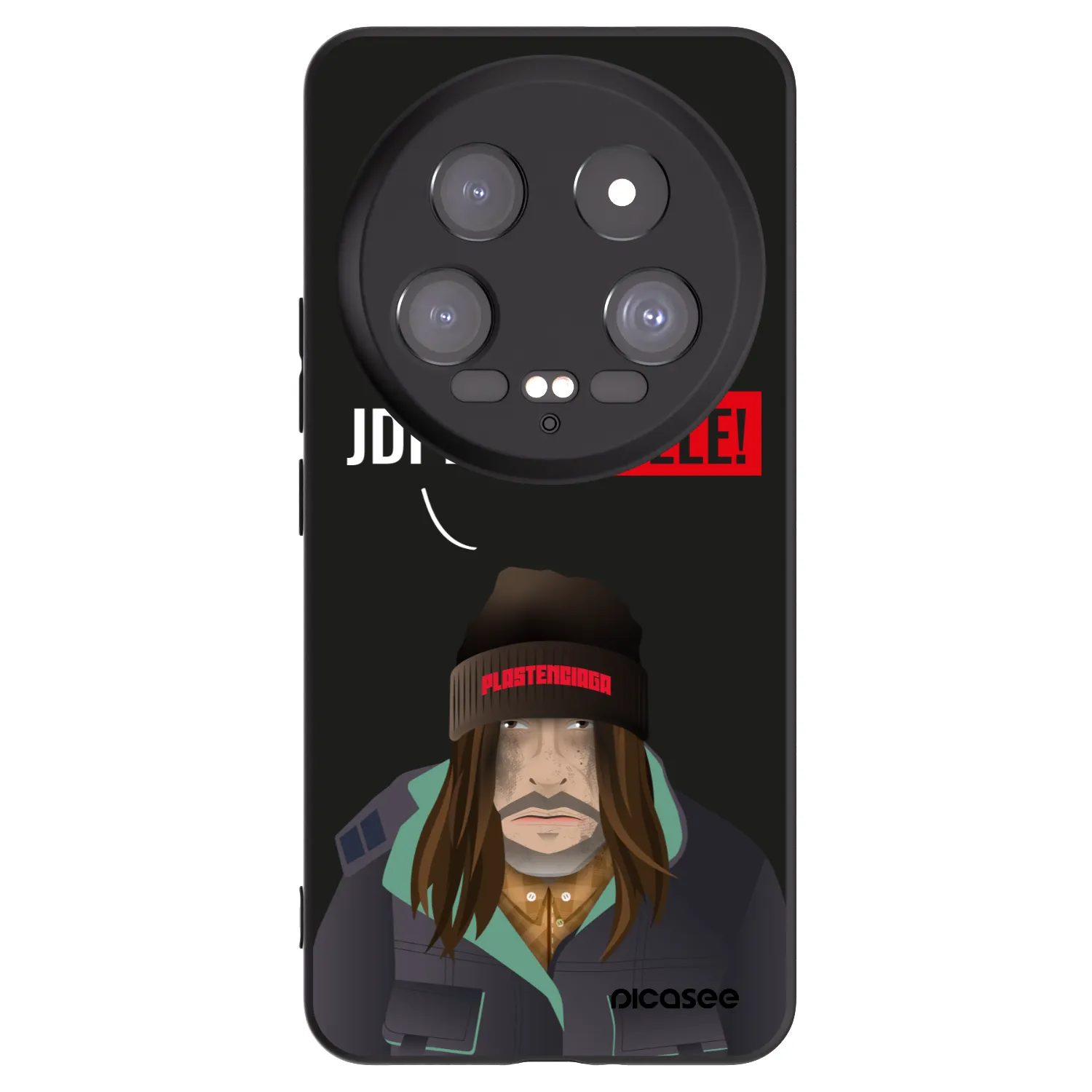 Picasee silikonski črni ovitek za Xiaomi 14 Ultra - Bezďák