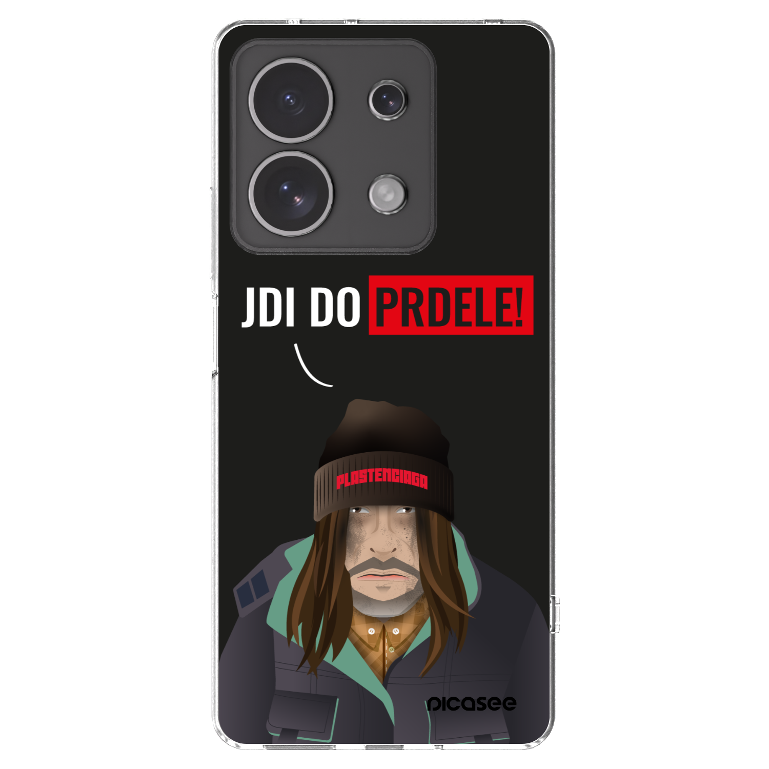 Picasee silikonski prozorni ovitek za Xiaomi Redmi Note 13 4G - Bezďák