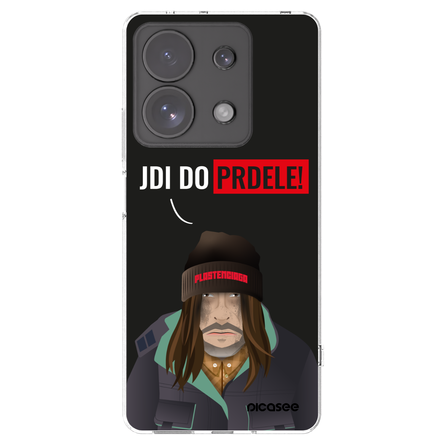 Picasee silikonski prozorni ovitek za Xiaomi Redmi Note 13 Pro 4G - Bezďák