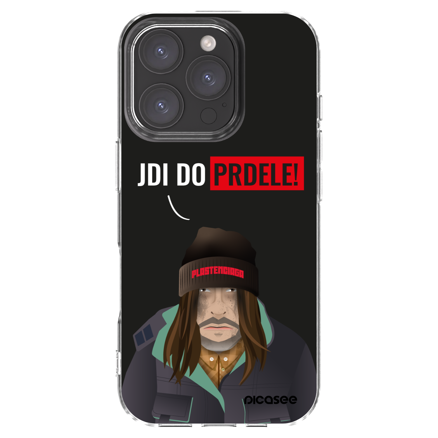 Picasee silikonski prozorni ovitek za Apple iPhone 16 Pro - Bezďák