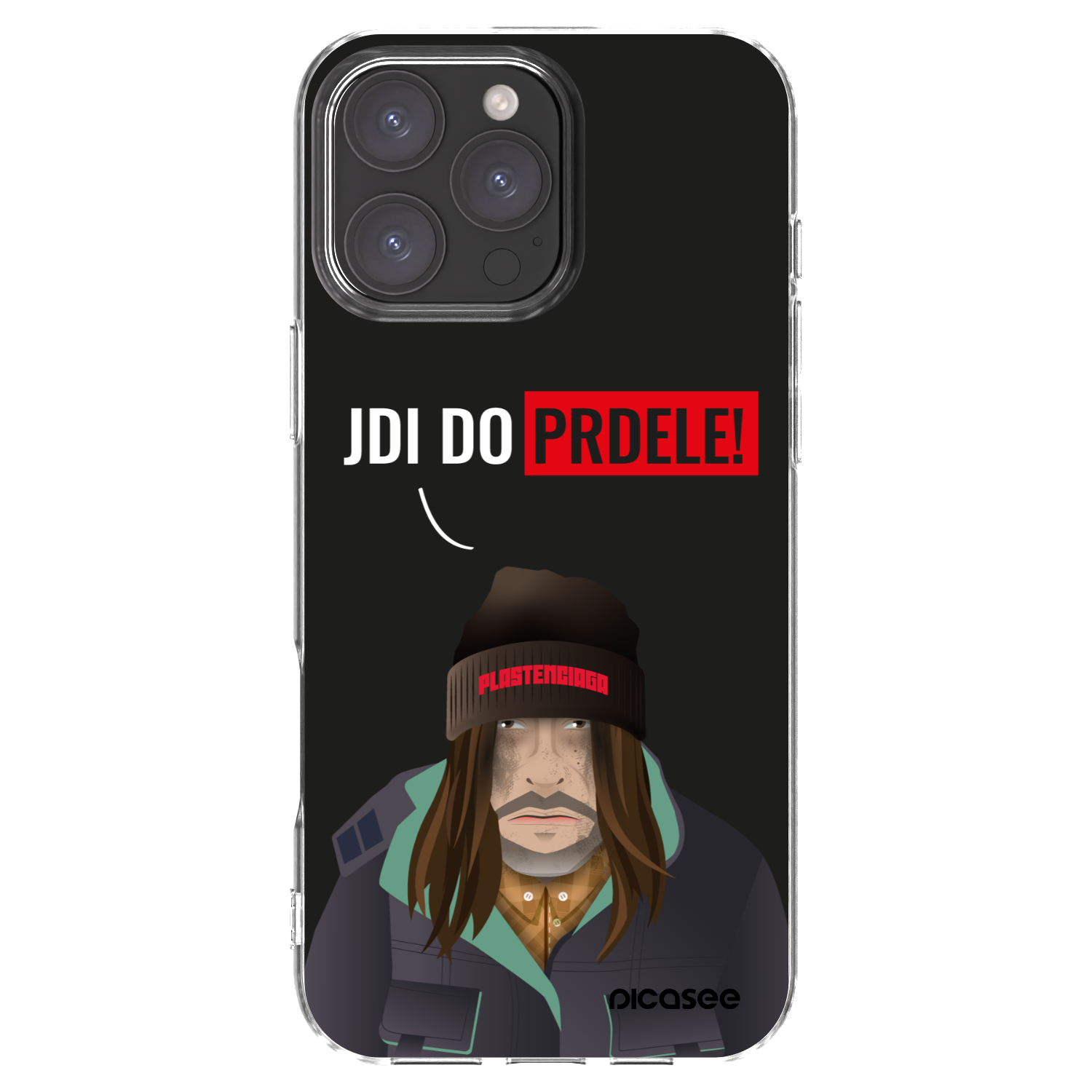 Picasee silikonski prozorni ovitek za Apple iPhone 16 Pro Max - Bezďák