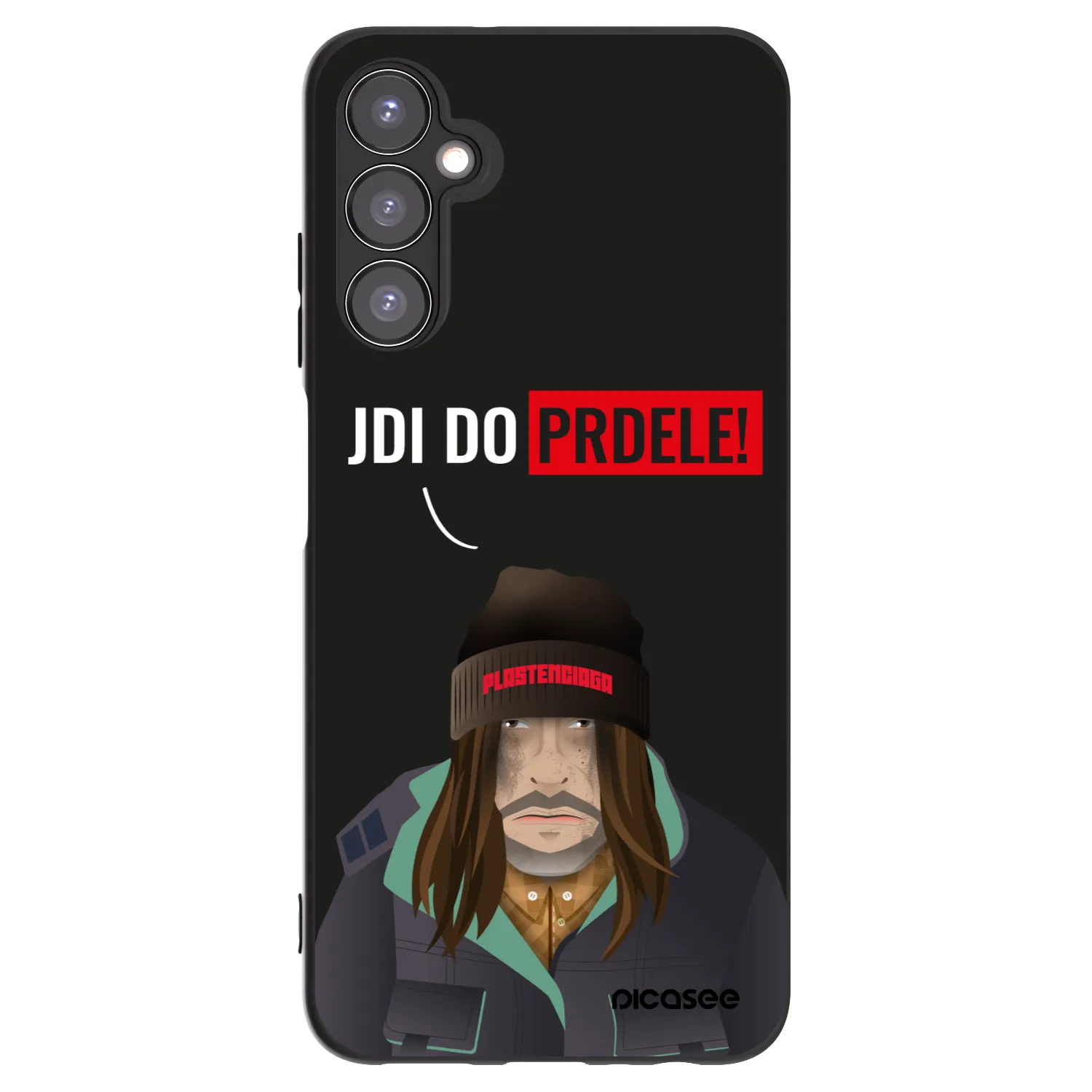 Picasee silikonski črni ovitek za Samsung Galaxy A05s A057G - Bezďák