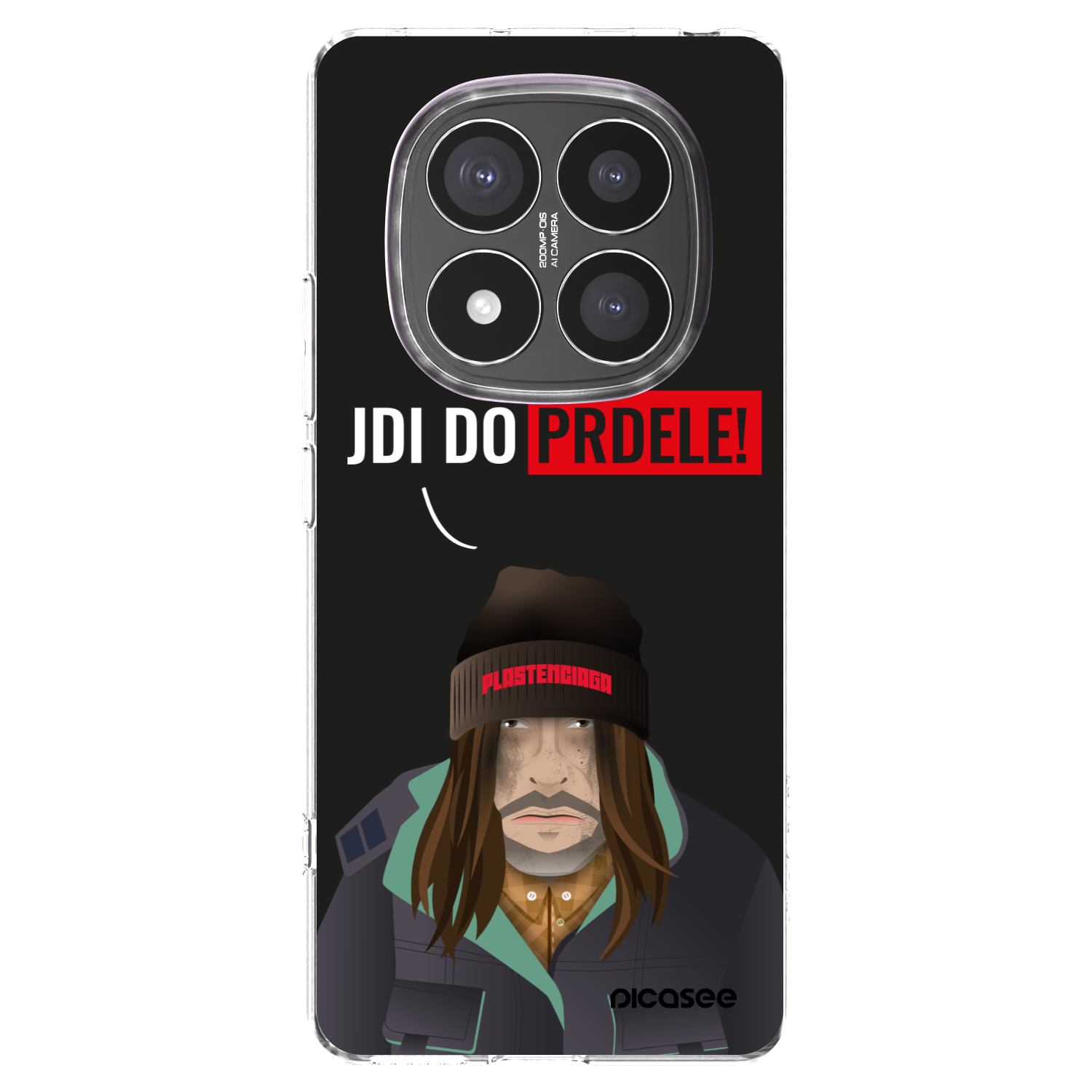 Picasee silikonski prozorni ovitek za Xiaomi Redmi Note 14 Pro+ 5G - Bezďák