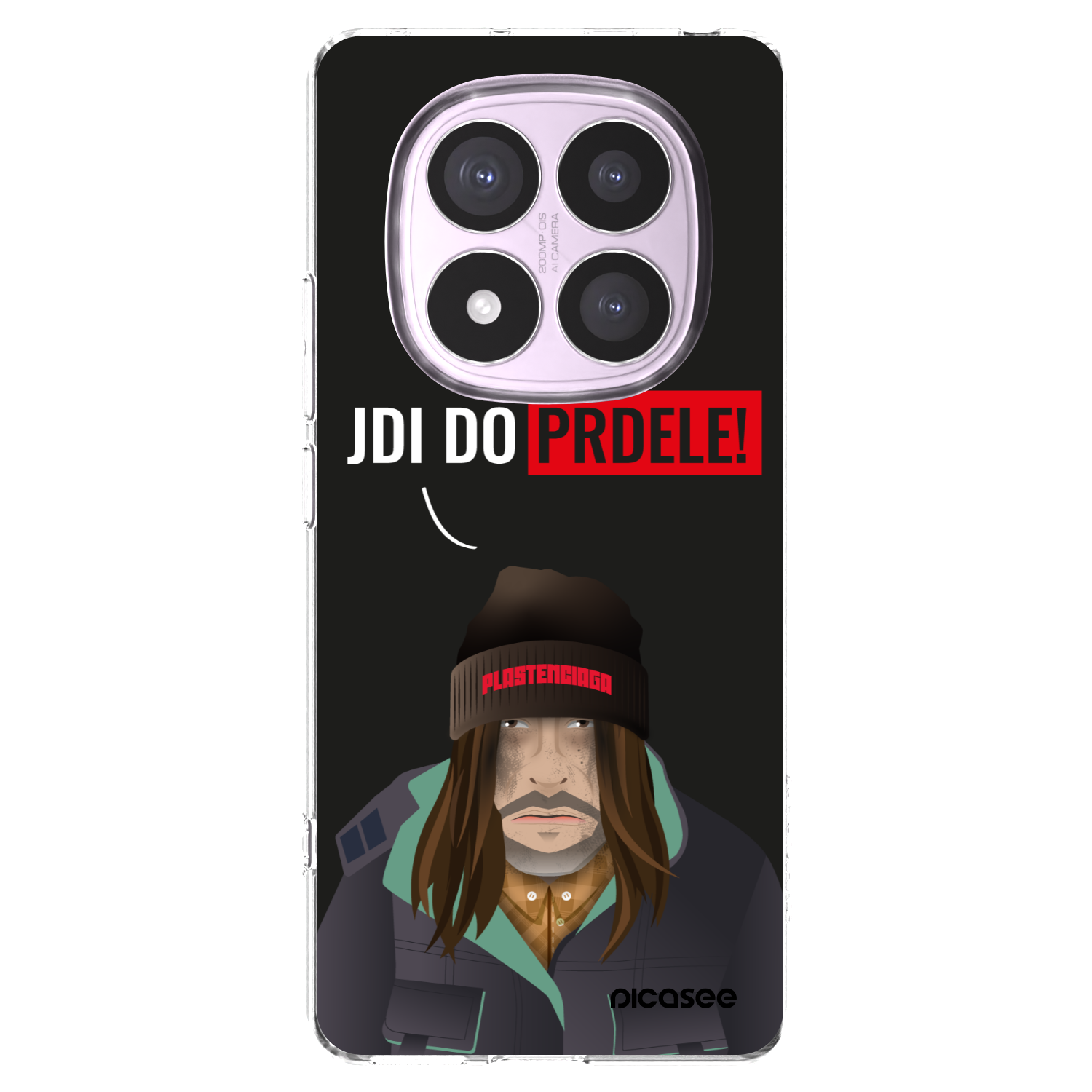 Picasee silikonski prozorni ovitek za Xiaomi Redmi Note 14 Pro 5G - Bezďák