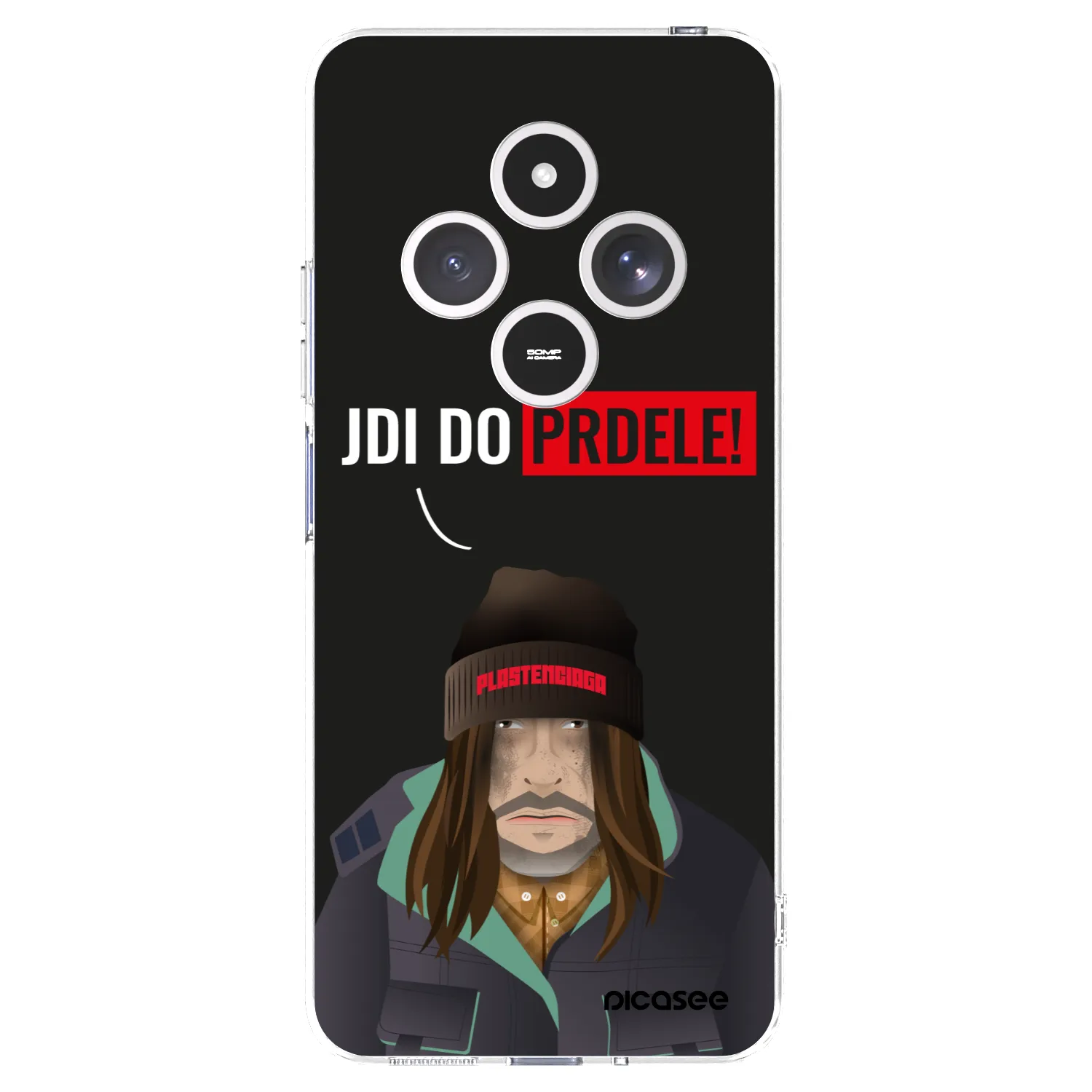Picasee silikonski prozorni ovitek za Xiaomi Redmi 14C - Bezďák