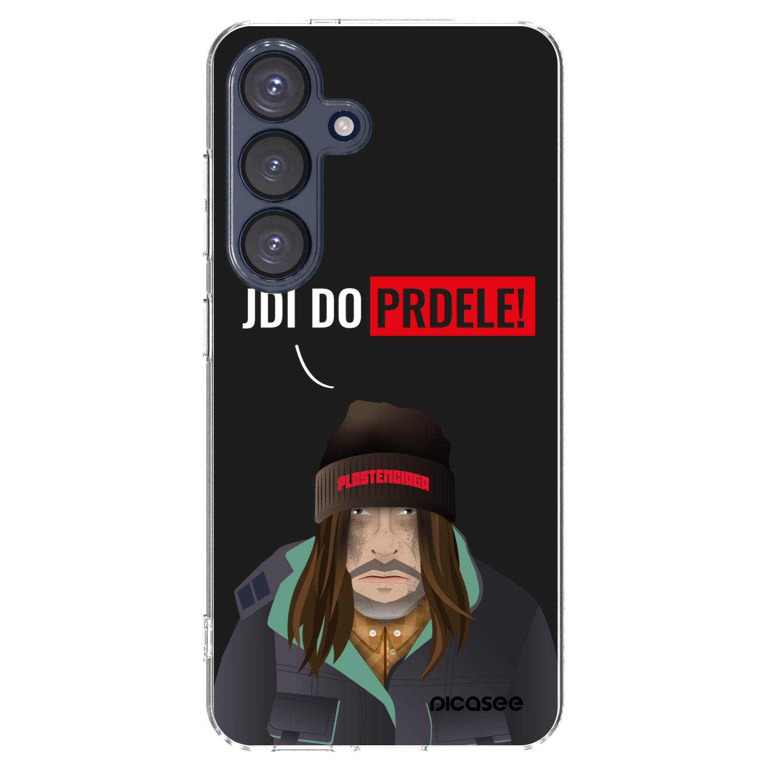 Picasee silikonski prozorni ovitek za Samsung Galaxy S25 5G - Bezďák