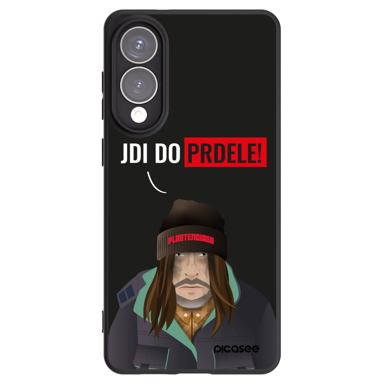 Picasee silikonski črni ovitek za Samsung Galaxy S25 Edge 5G - Bezďák