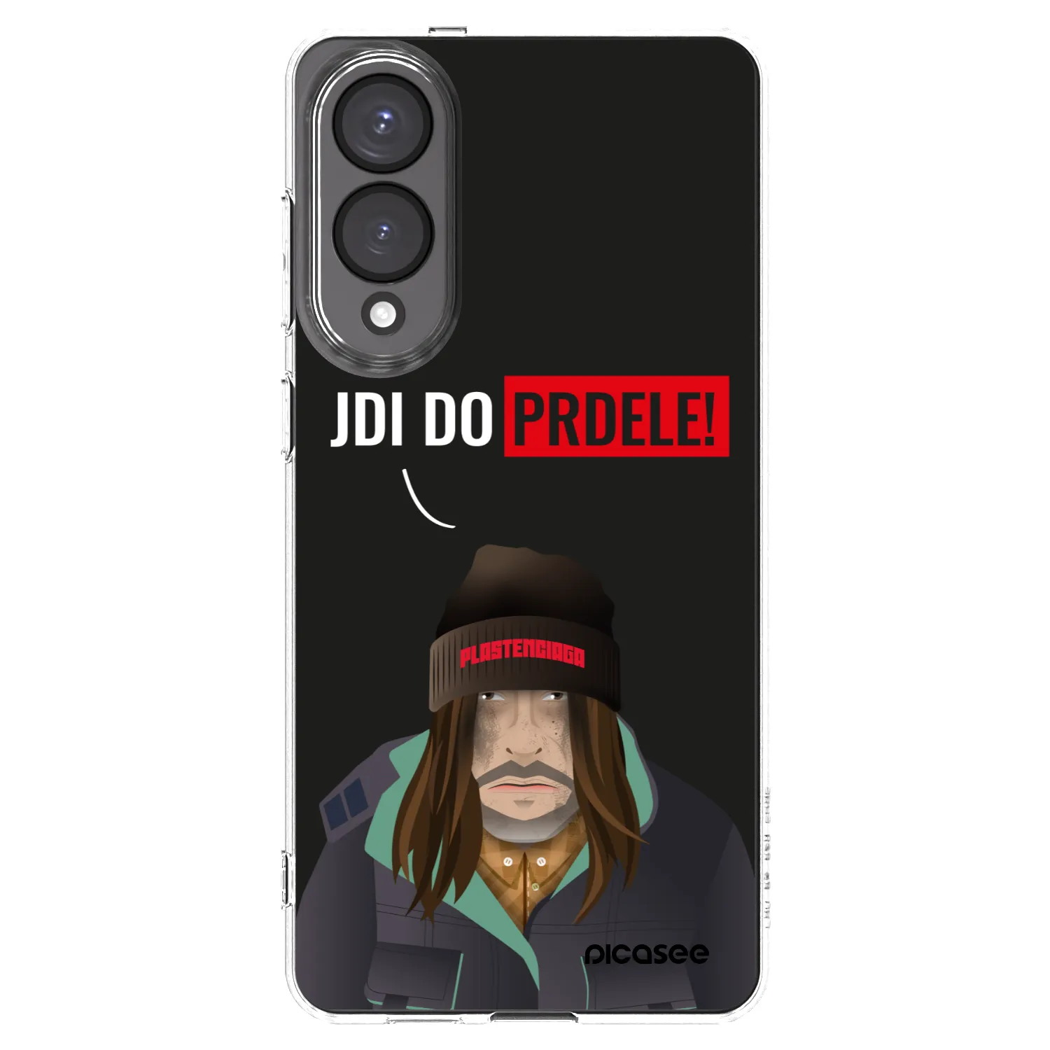 Picasee silikonski prozorni ovitek za Samsung Galaxy S25 Edge 5G - Bezďák