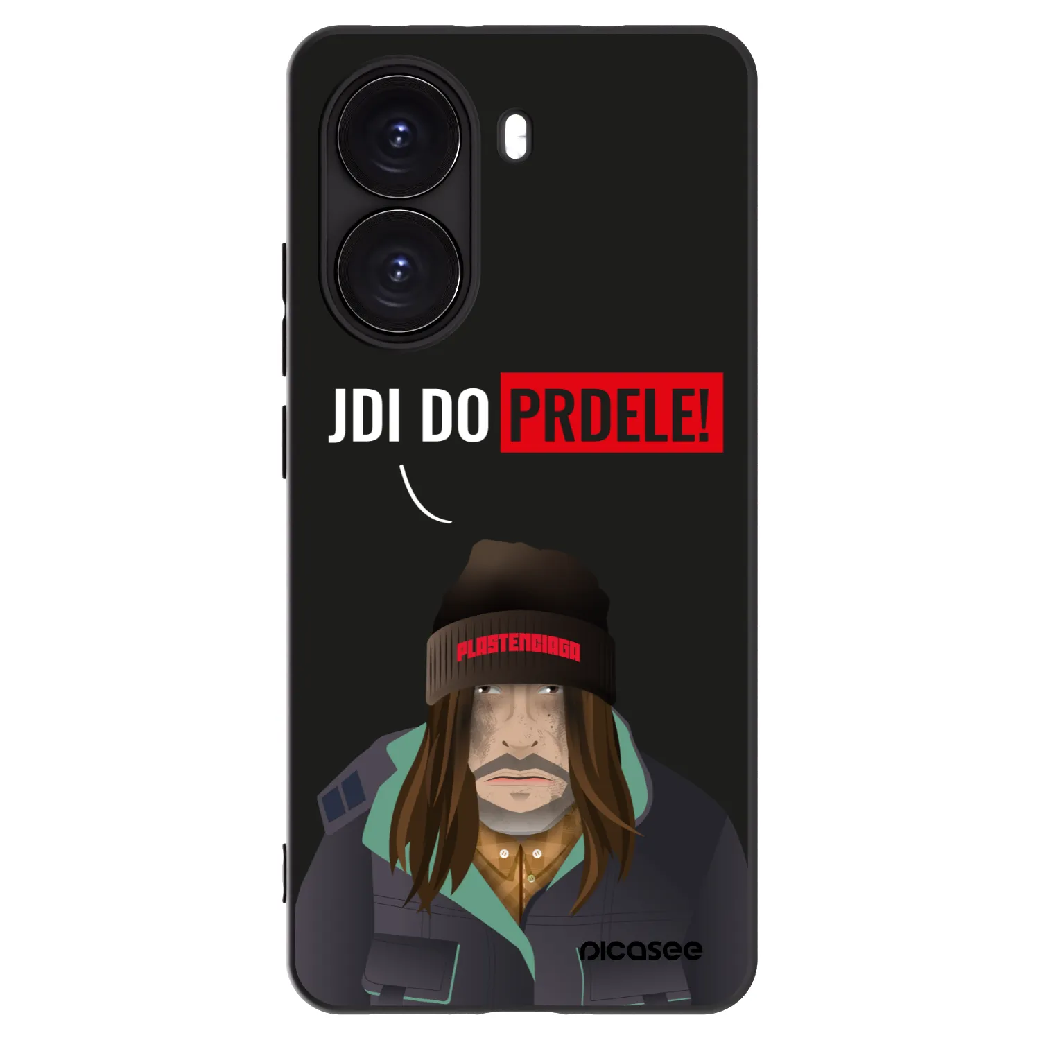 Picasee silikonski črni ovitek za Xiaomi Poco X7 Pro 5G - Bezďák