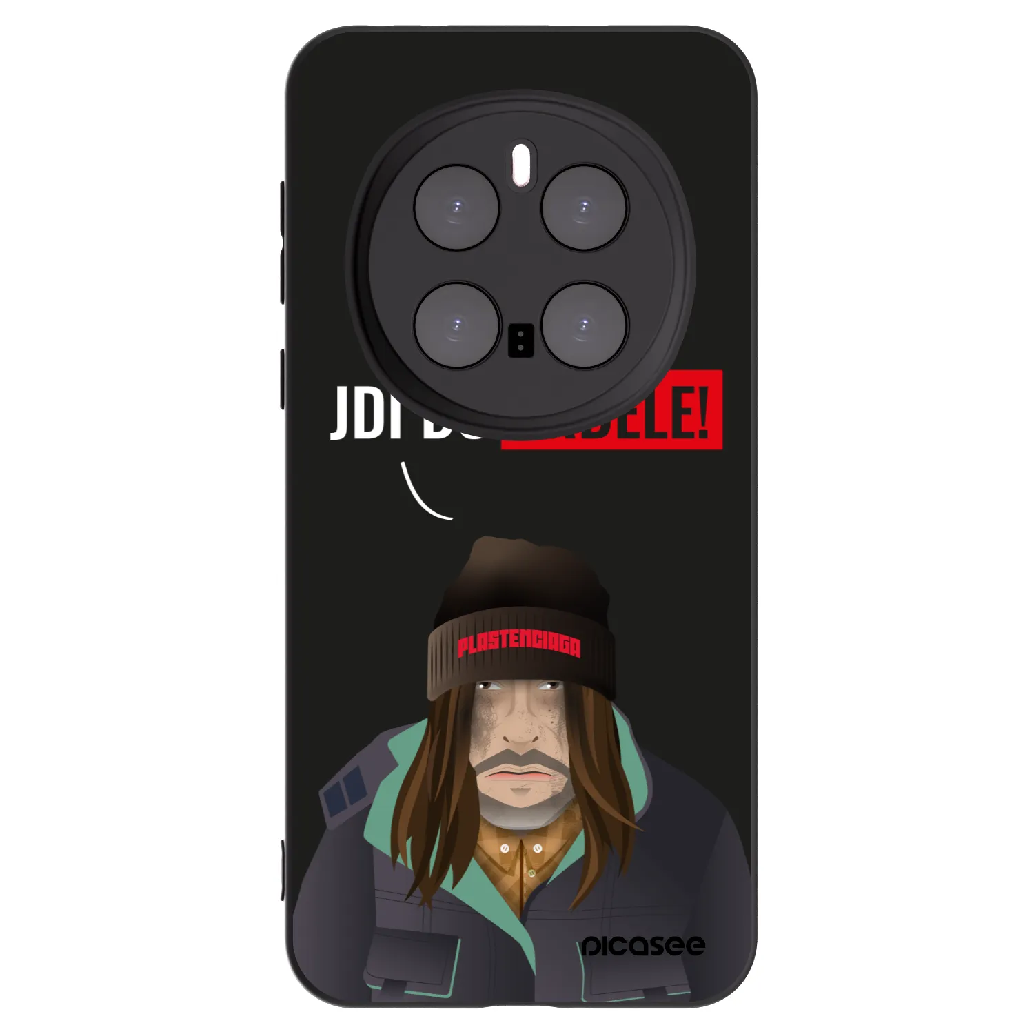 Picasee silikonski črni ovitek za Honor Magic7 Pro 5G - Bezďák