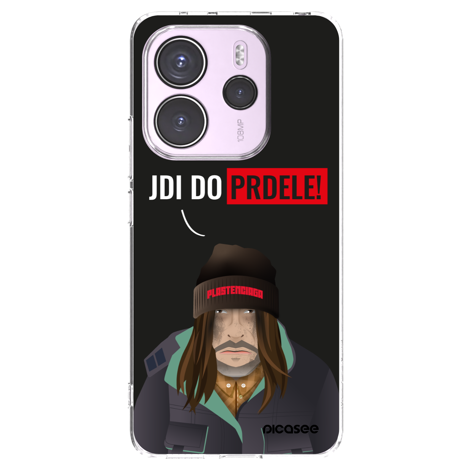 Picasee silikonski prozorni ovitek za Xiaomi Redmi Note 14 4G - Bezďák