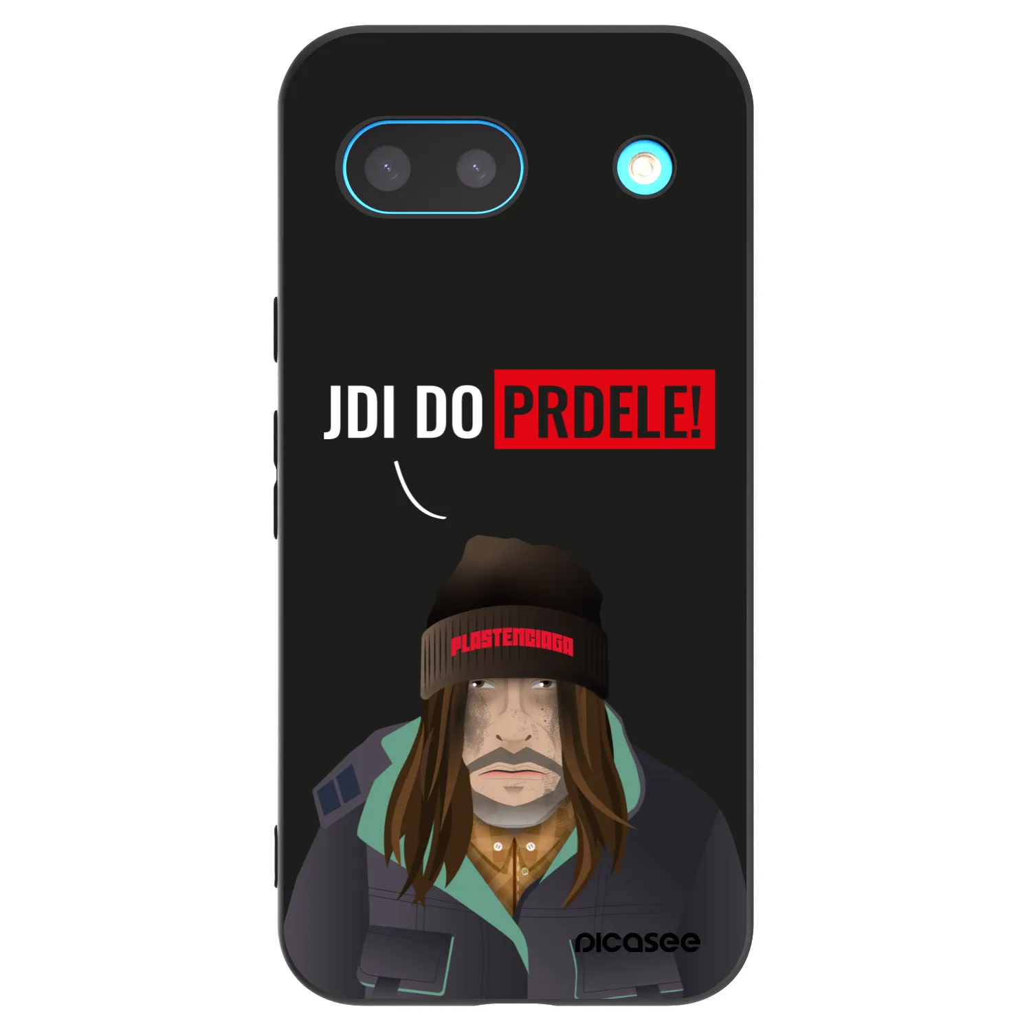 Picasee silikonski črni ovitek za Google Pixel 8a - Bezďák