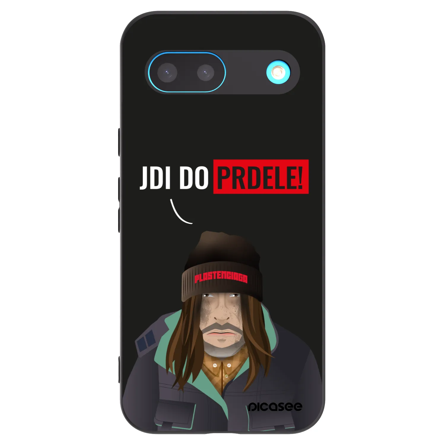 Picasee silikonski črni ovitek za Google Pixel 8 - Bezďák