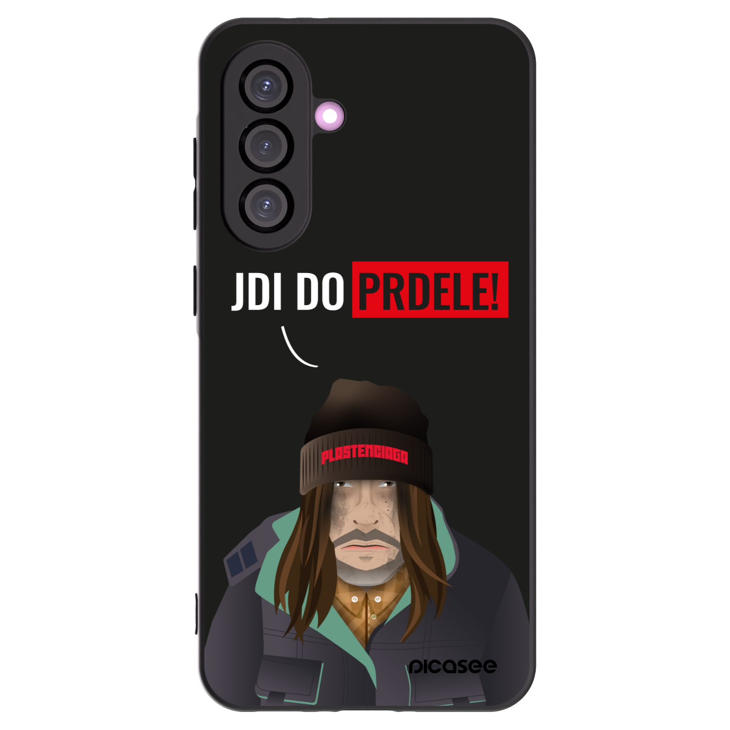 Picasee silikonski črni ovitek za Samsung Galaxy A36 5G - Bezďák