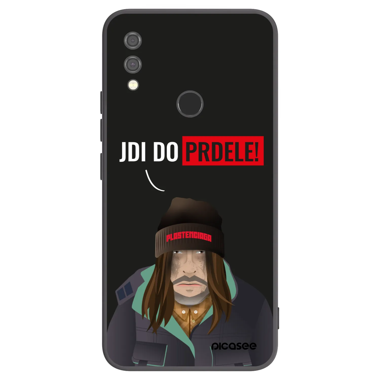 Picasee silikonski črni ovitek za Xiaomi Redmi Note 7 - Bezďák