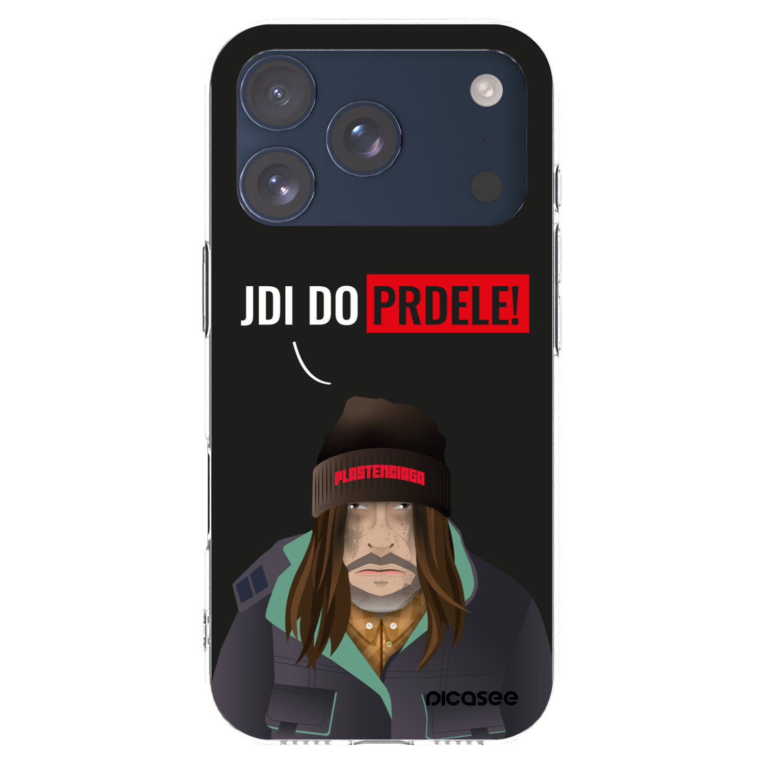 Picasee silikonski prozorni ovitek za Apple iPhone 17 Pro - Bezďák