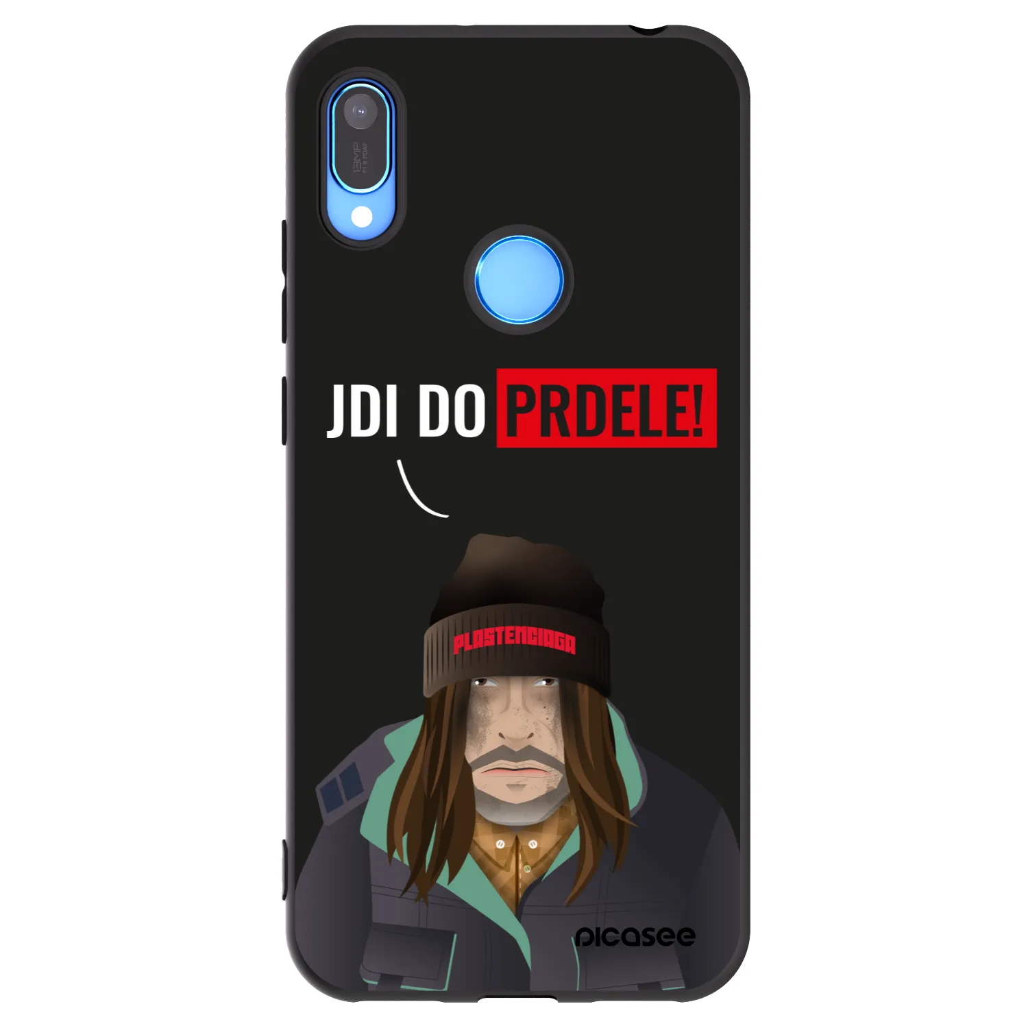 Picasee silikonski črni ovitek za Huawei Y6 2019 - Bezďák