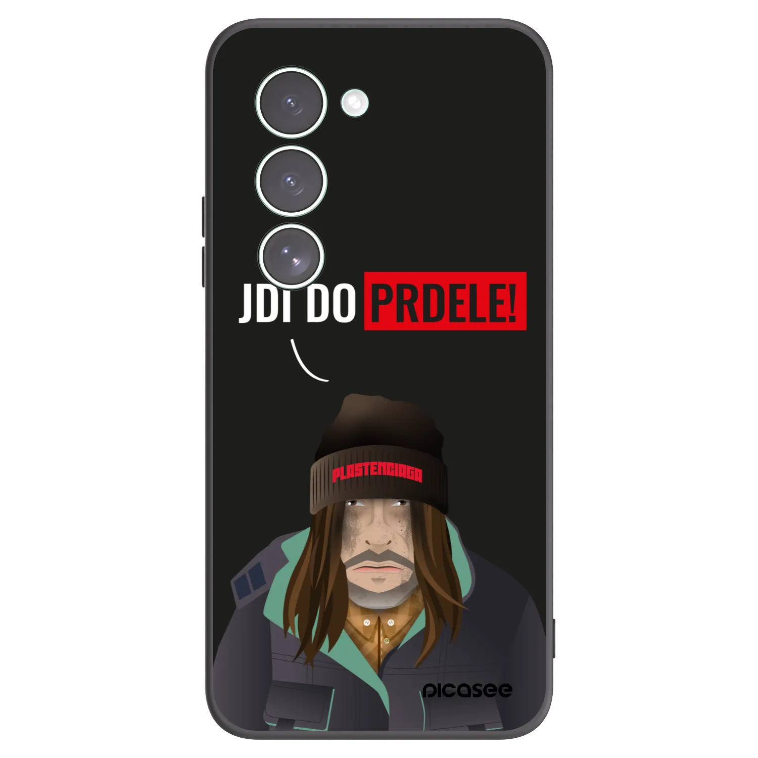 Picasee silikonski črni ovitek za Xiaomi Redmi 15 5G - Bezďák