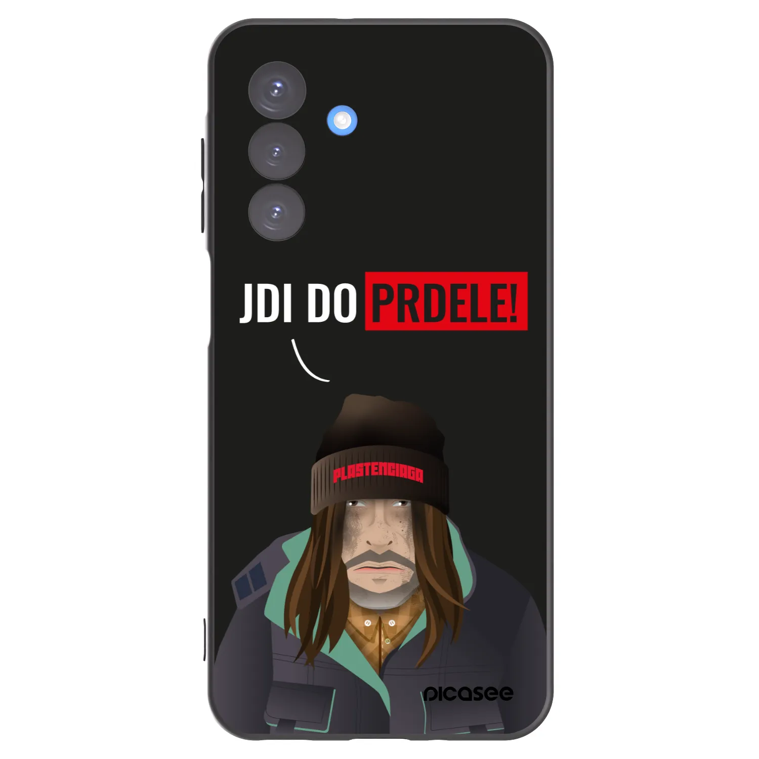 Picasee silikonski črni ovitek za Samsung Galaxy A17 5G - Bezďák