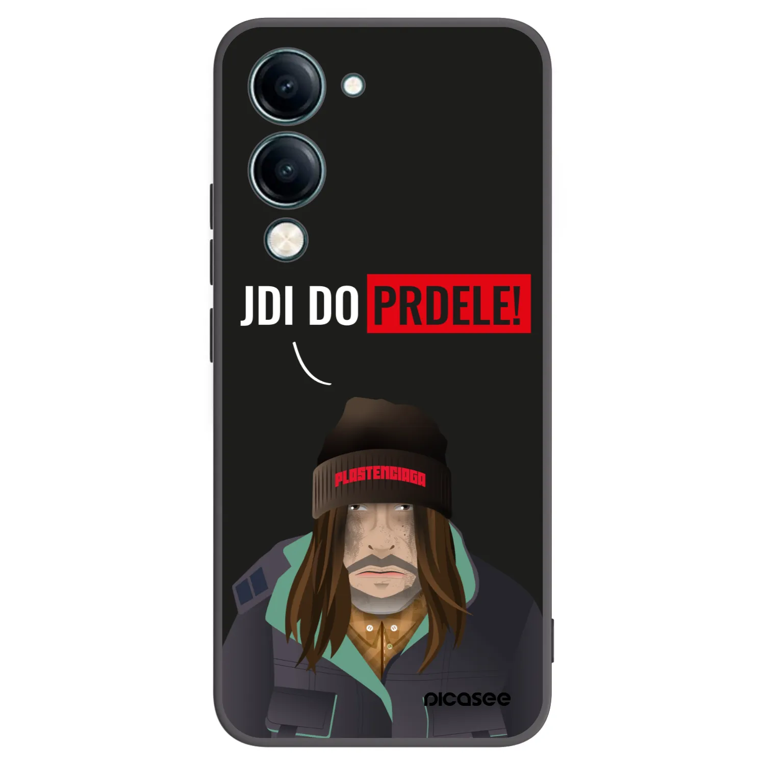 Picasee silikonski črni ovitek za Vivo Y29s 5G - Bezďák