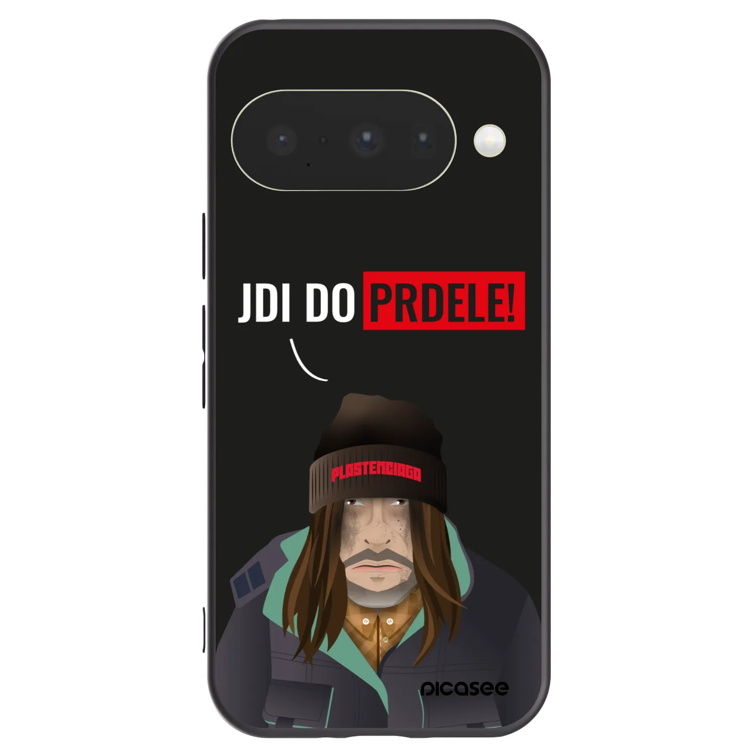 Picasee silikonski črni ovitek za Google Pixel 10 - Bezďák