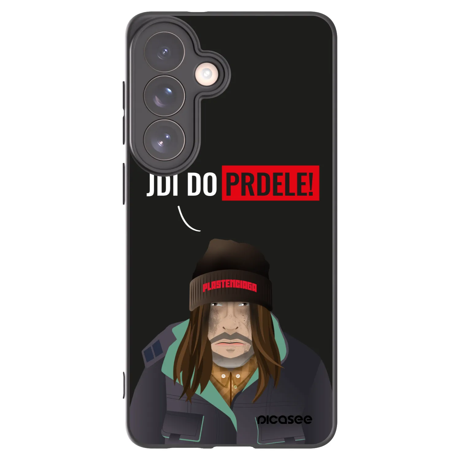 Picasee silikonski črni ovitek za Samsung Galaxy S26+ - Bezďák