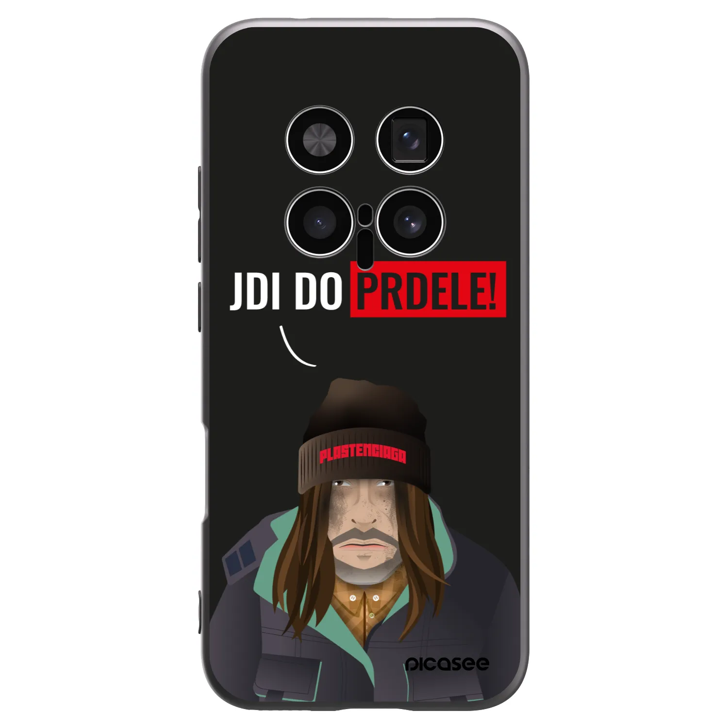 Picasee silikonski črni ovitek za Honor Magic8 Pro 5G - Bezďák