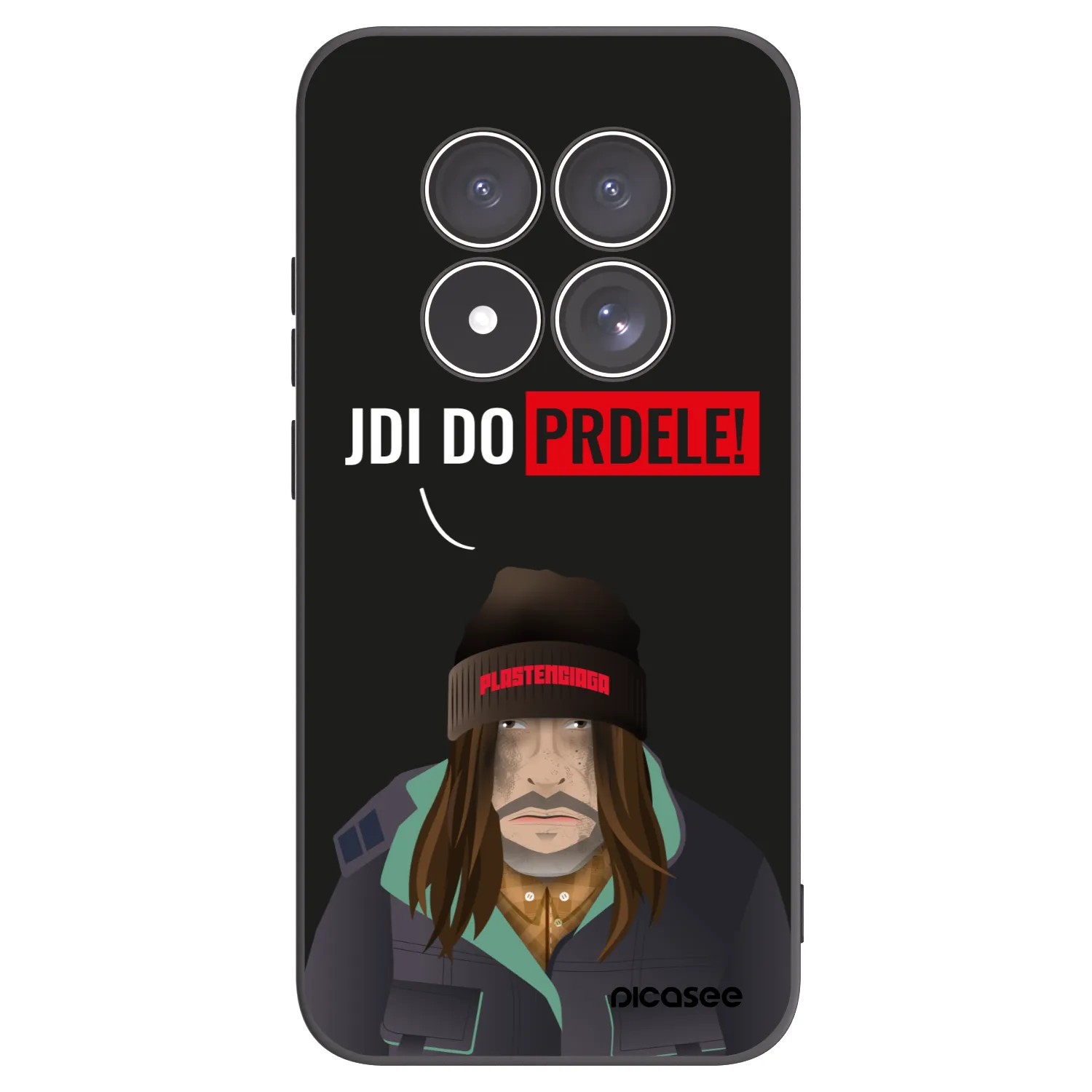 Picasee silikonski črni ovitek za Xiaomi Redmi Note 15 Pro 5G - Bezďák