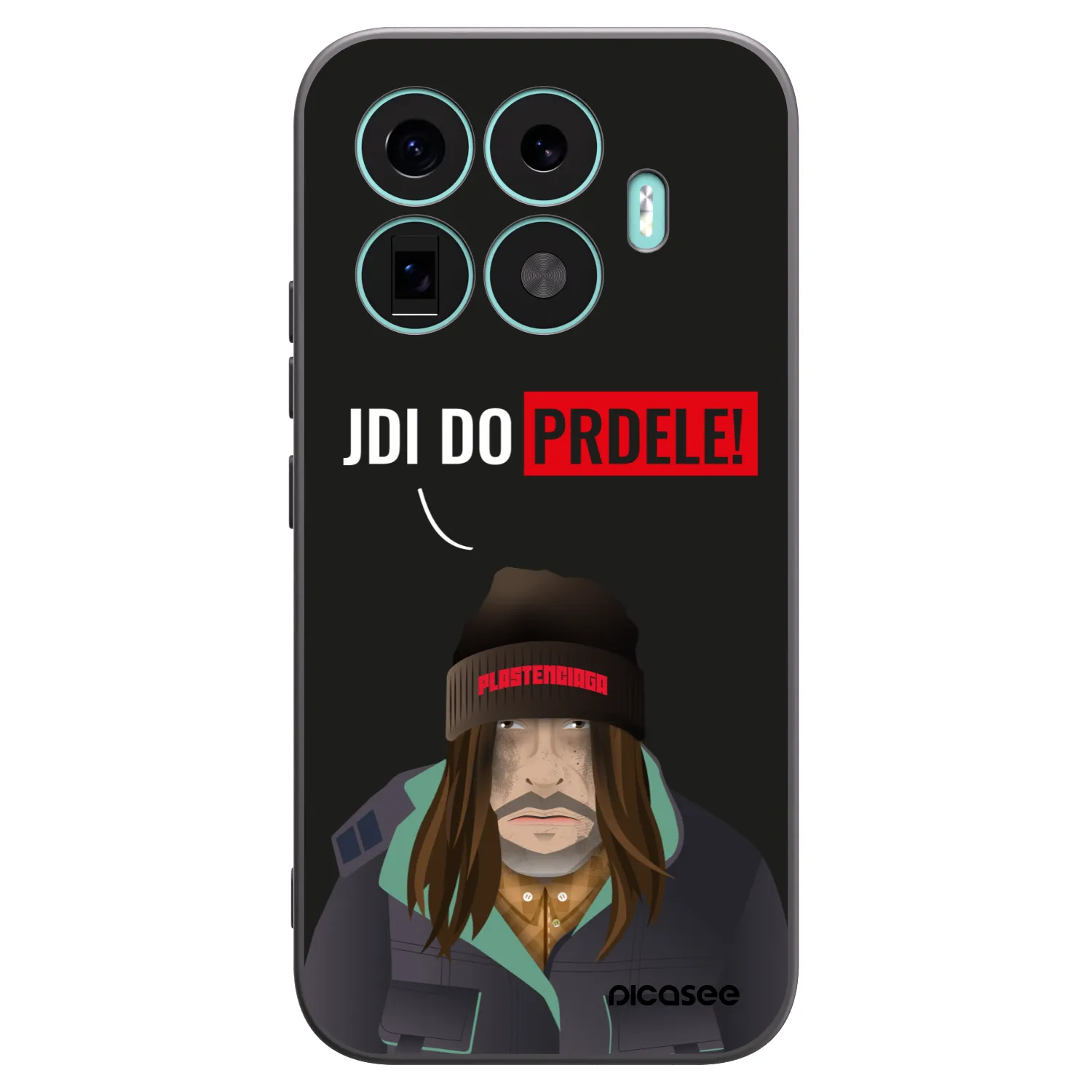 Picasee silikonski črni ovitek za Xiaomi 17T - Bezďák