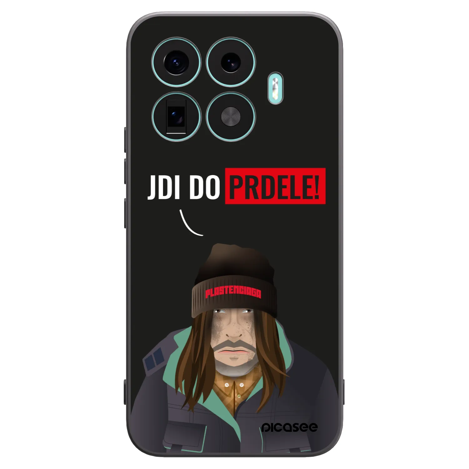 Picasee silikonski črni ovitek za Xiaomi 17T Pro - Bezďák
