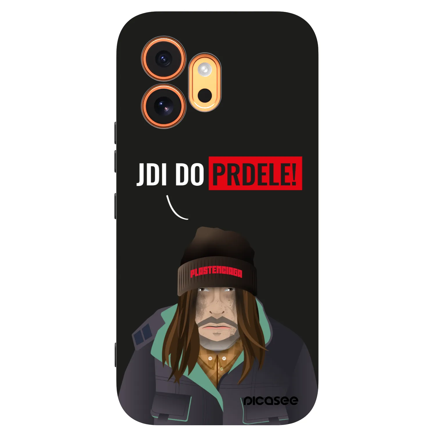 Picasee silikonski črni ovitek za Honor 600 - Bezďák