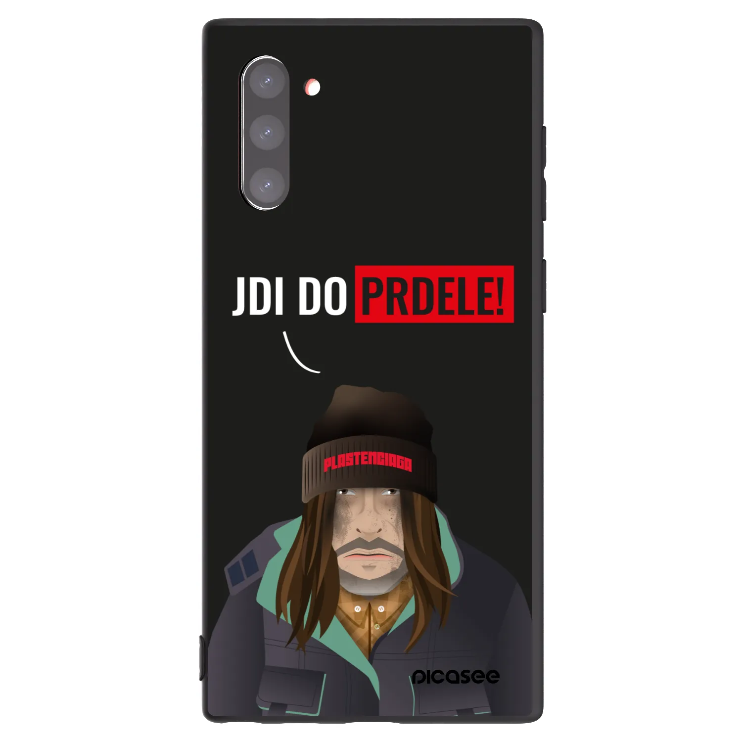 Picasee silikonski črni ovitek za Samsung Galaxy Note 10 N970F - Bezďák