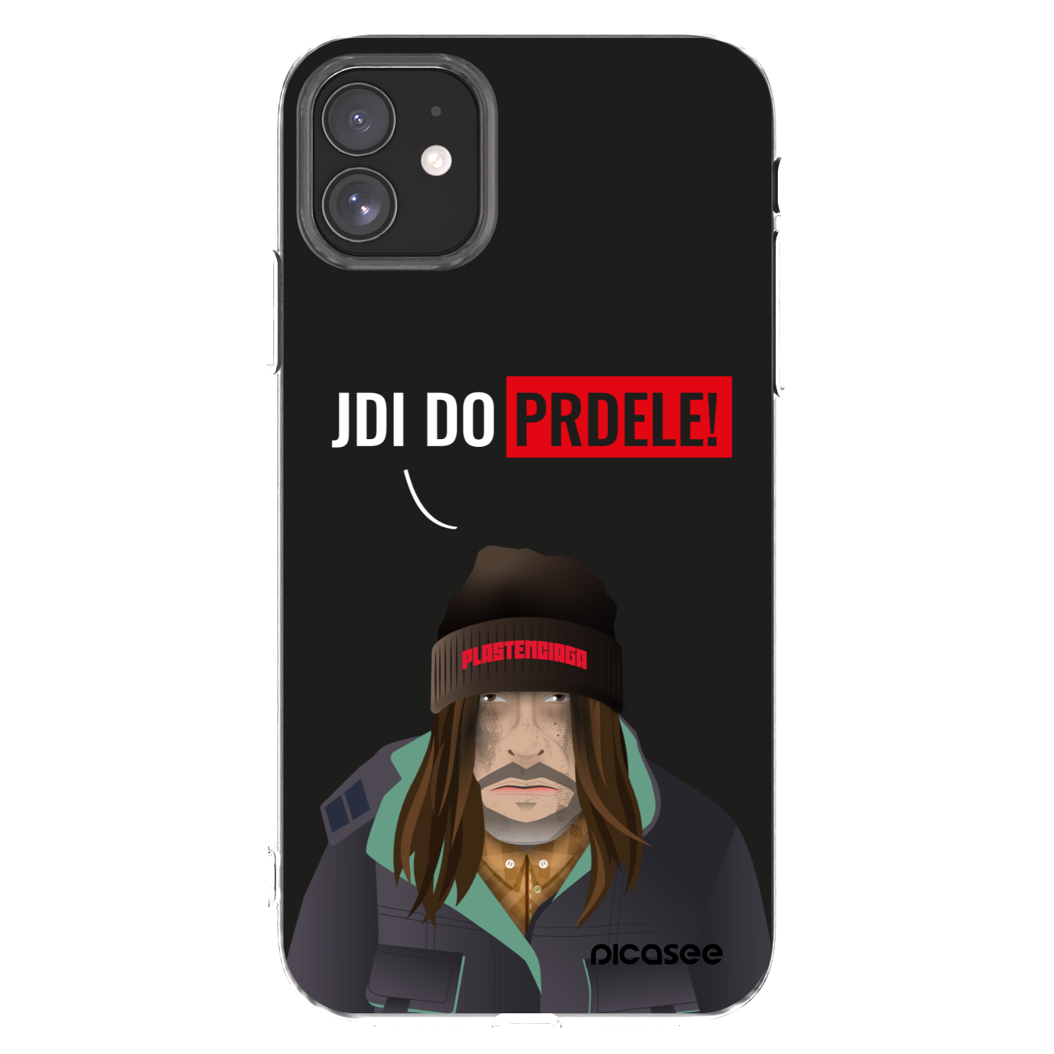 Picasee silikonski prozorni ovitek za Apple iPhone 11 - Bezďák